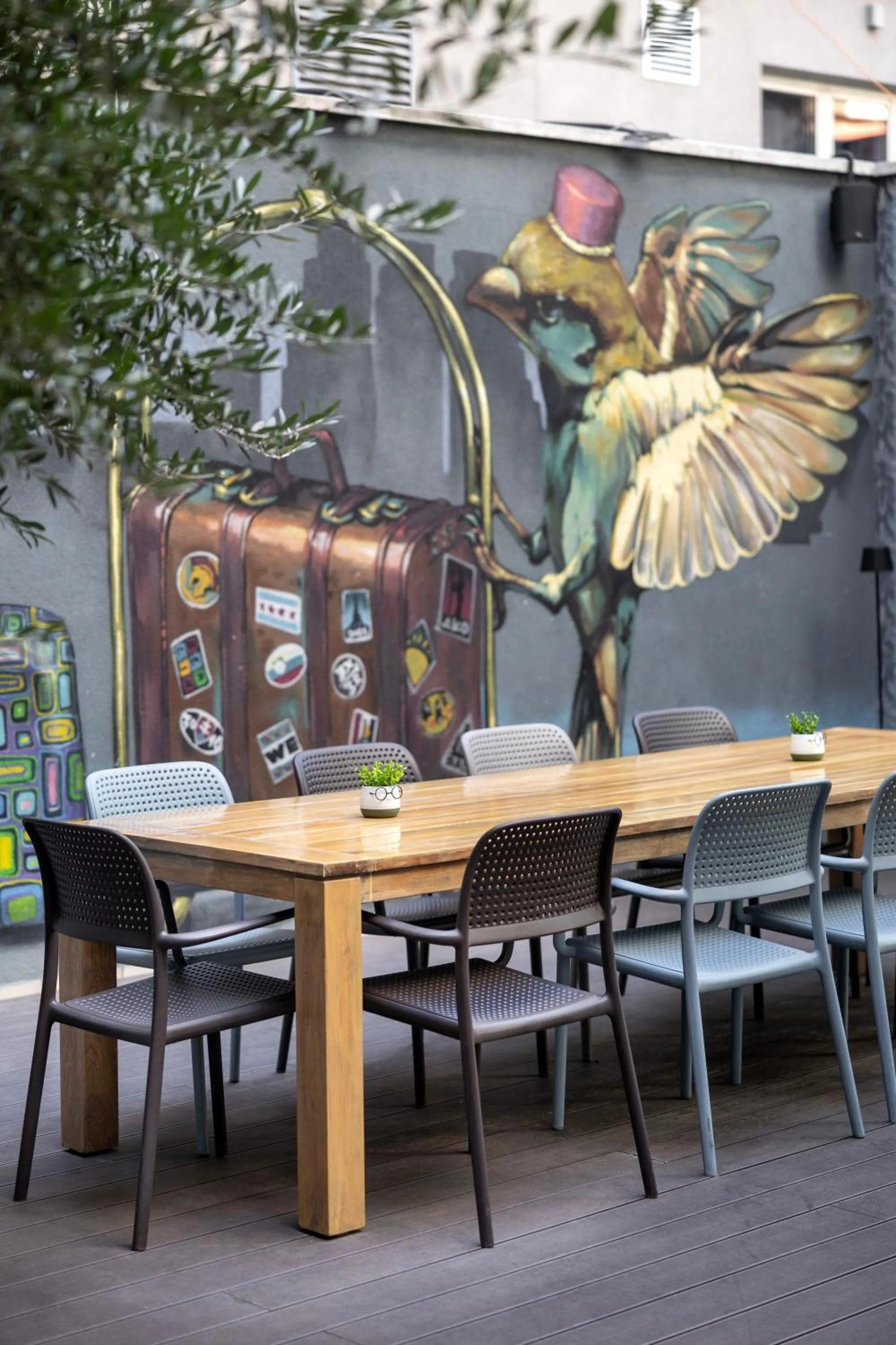 Garden in Nobel Palace Hotel