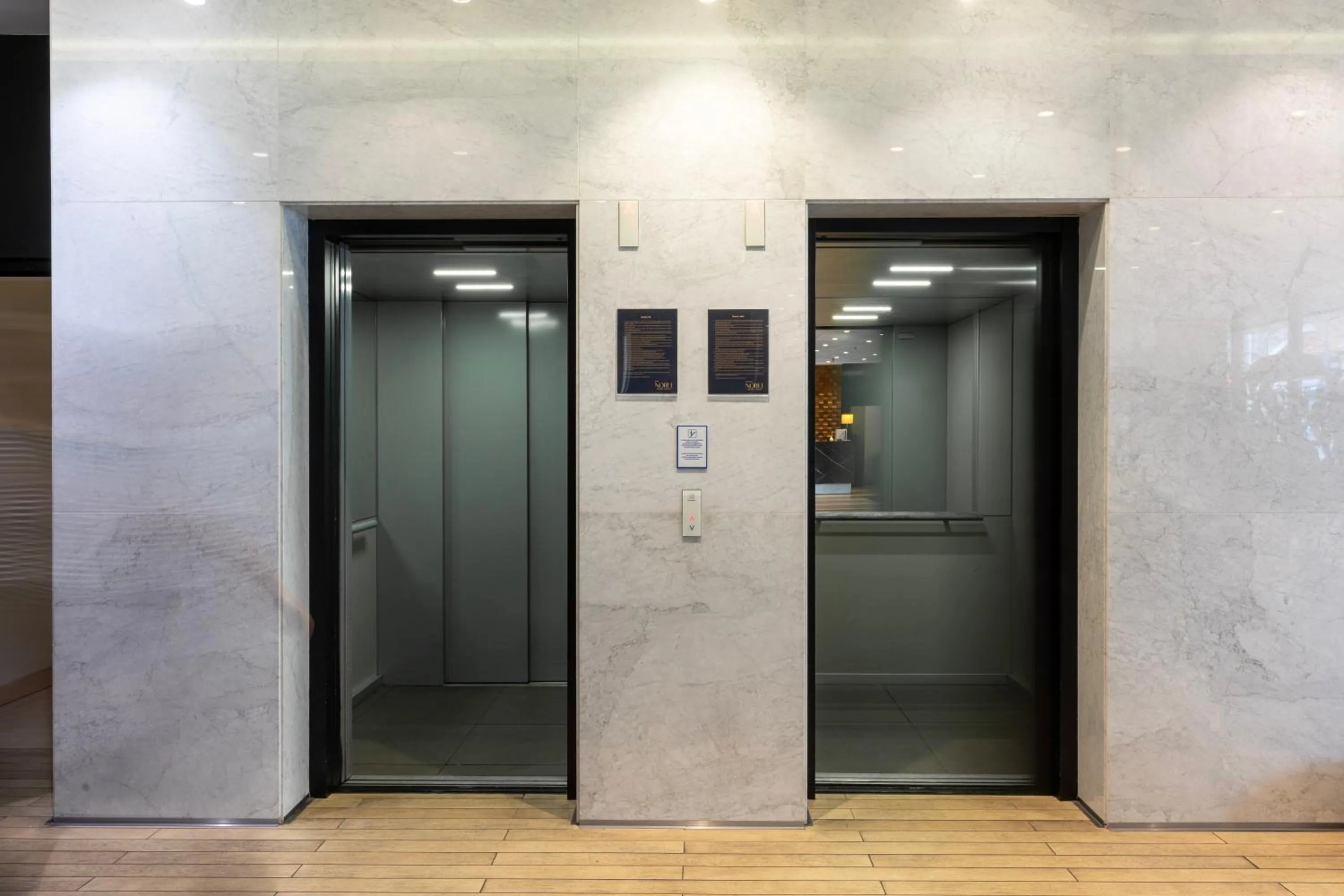 elevator in Nobel Palace Hotel