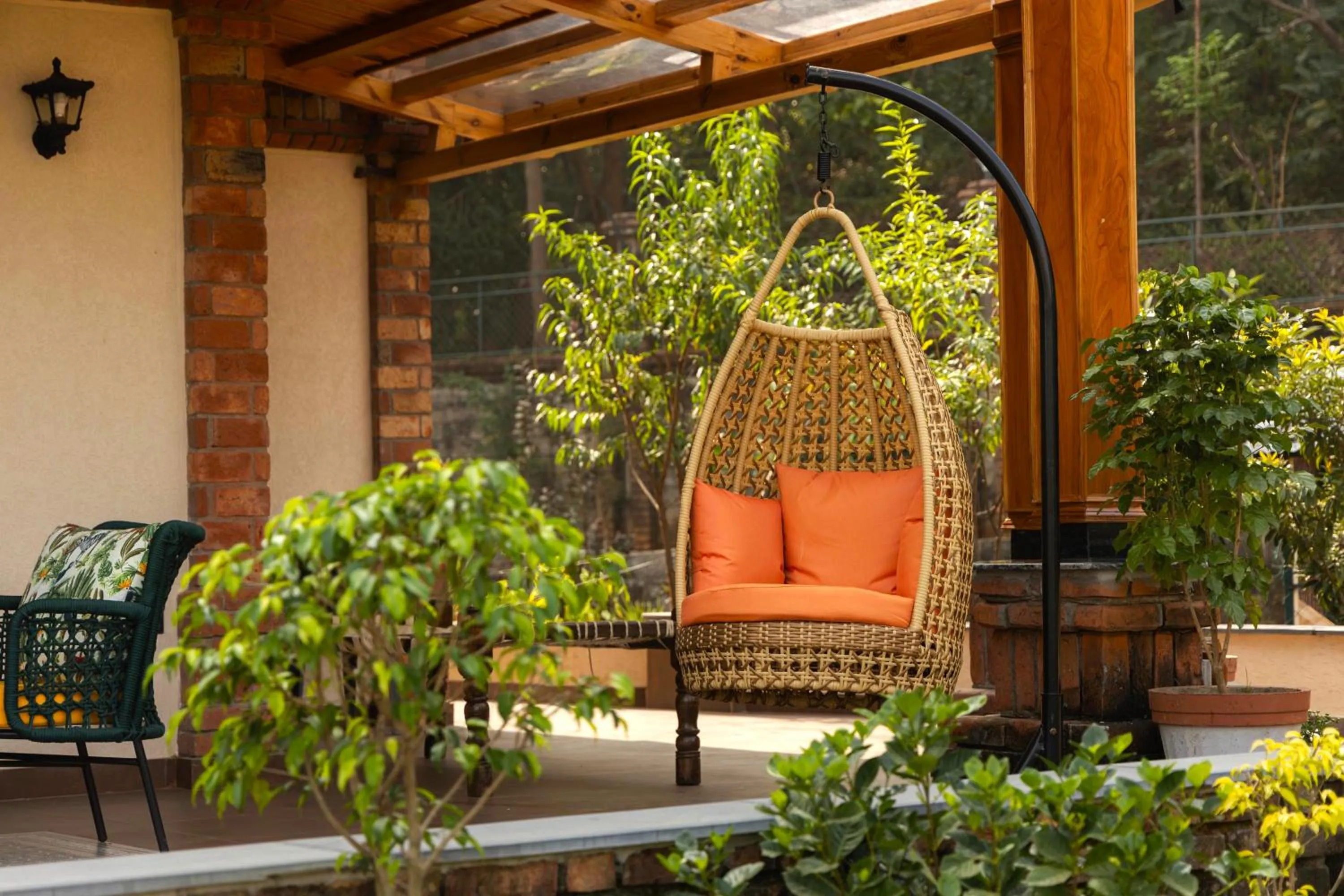 Garden view in Vanhills - Luxury Home Stay in Jim Corbett