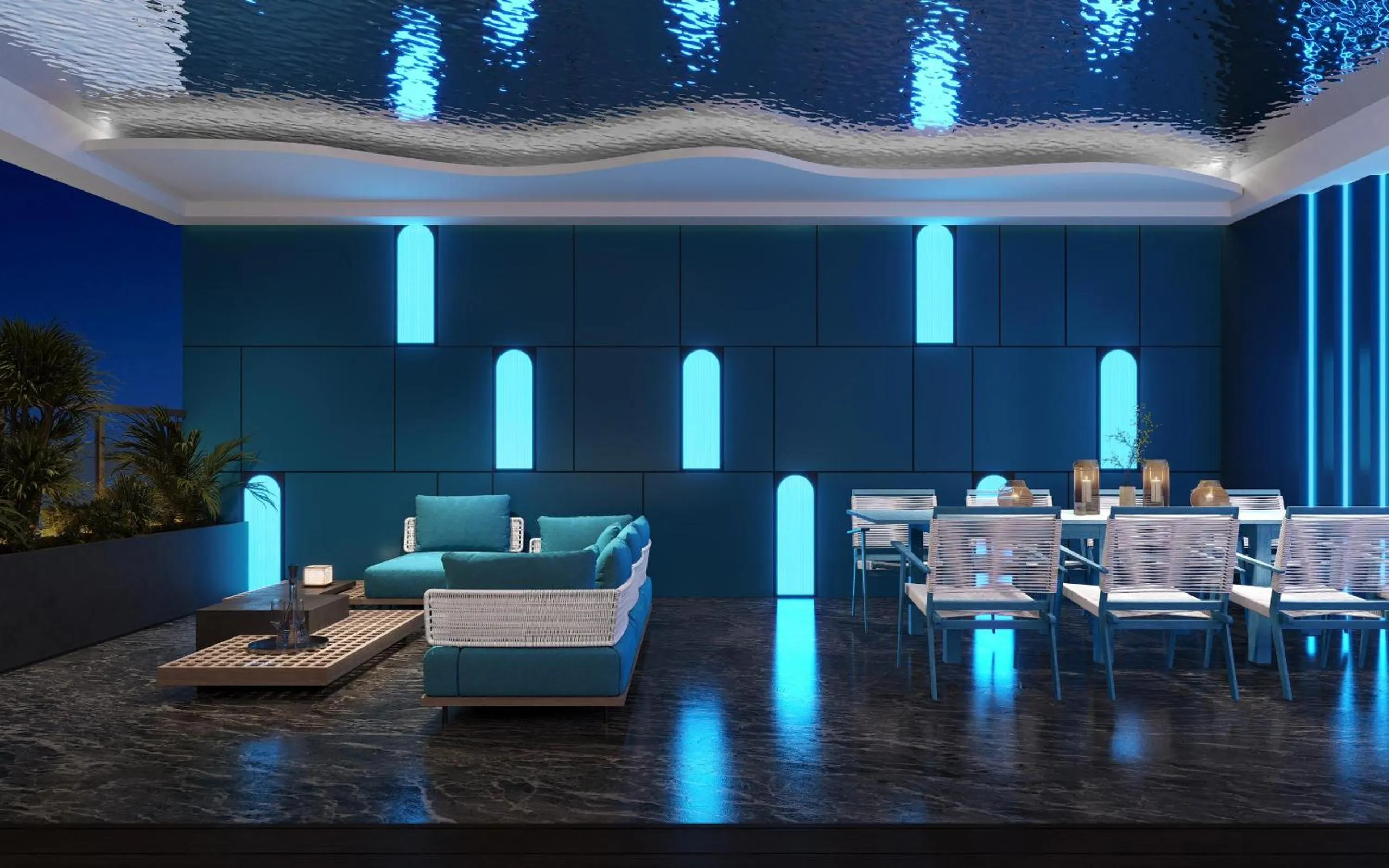 Seating area in 1001 Nights Boutique Genting Highlands