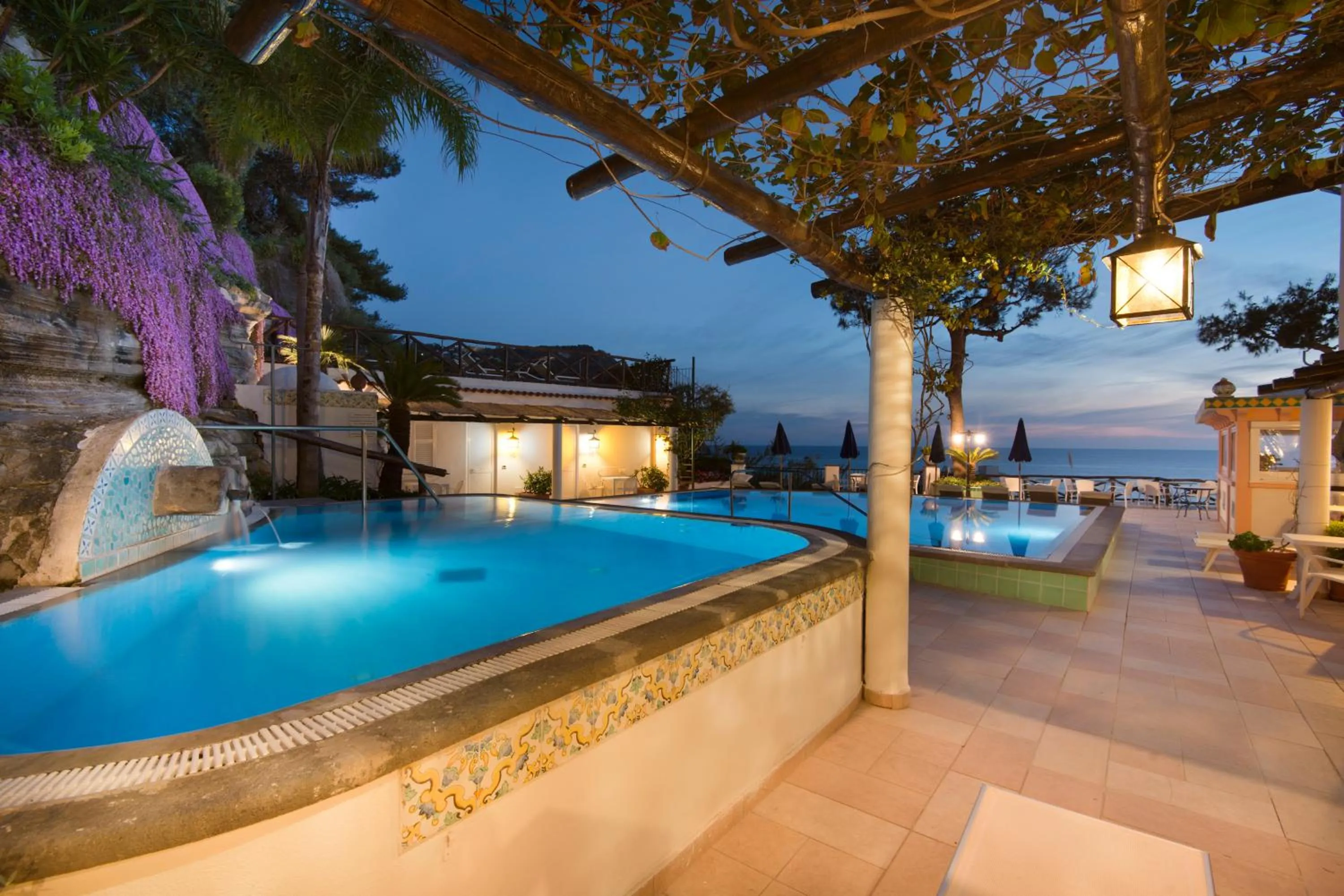 Patio in Hotel Villa Bianca