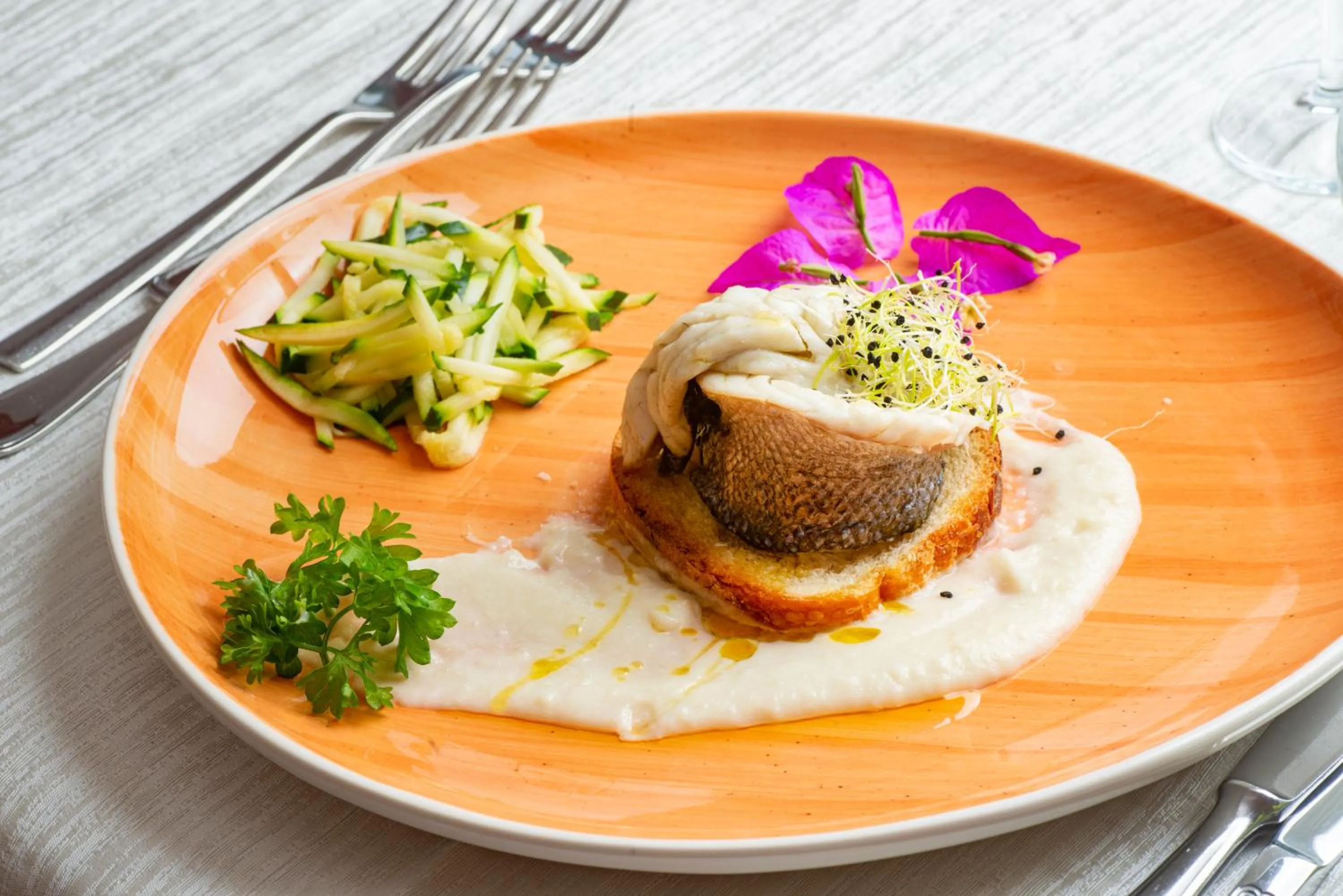 Food and drinks in Hotel Villa Bianca