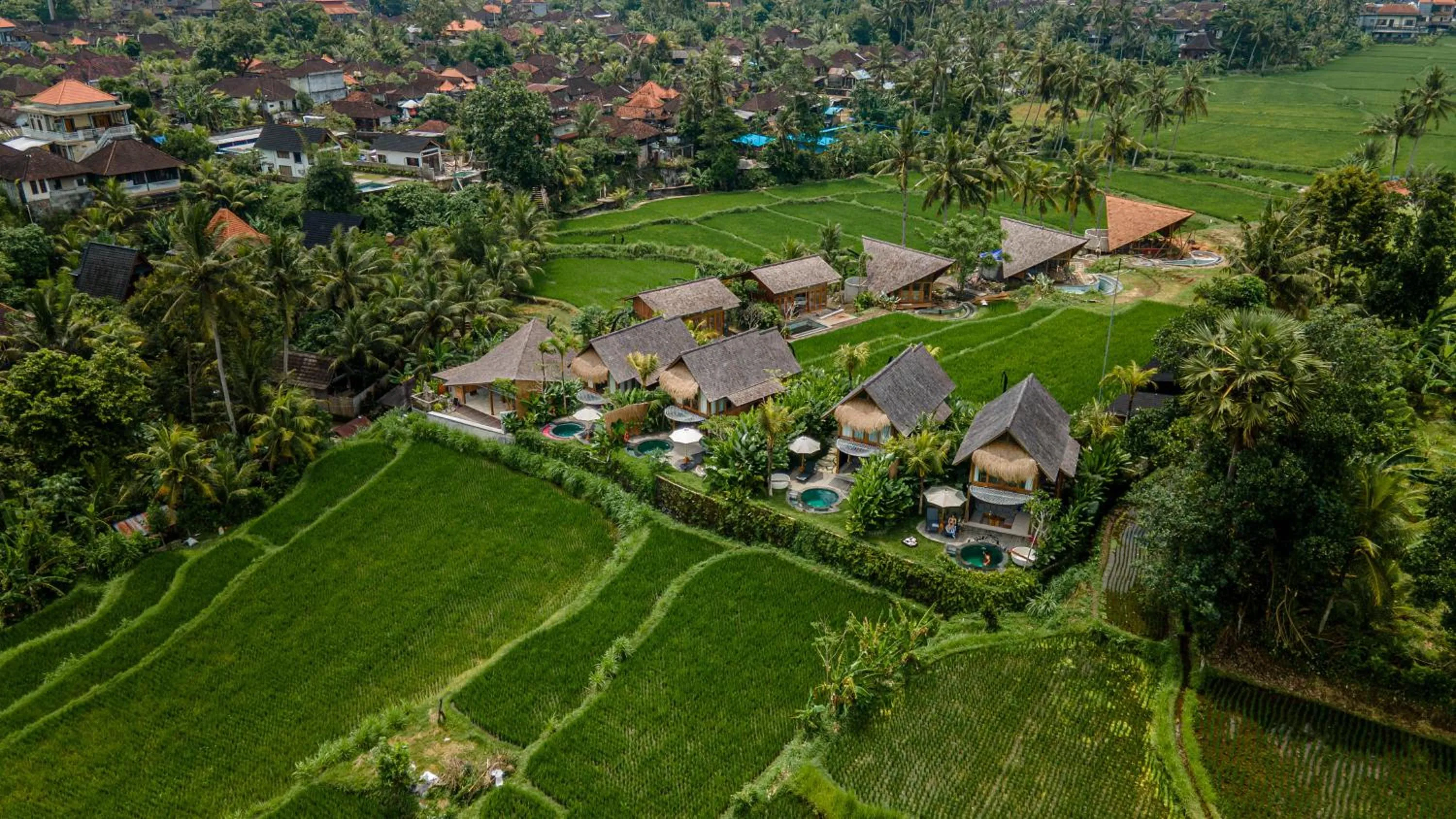Bird's eye view in The Pulu Villas by GenuineHost
