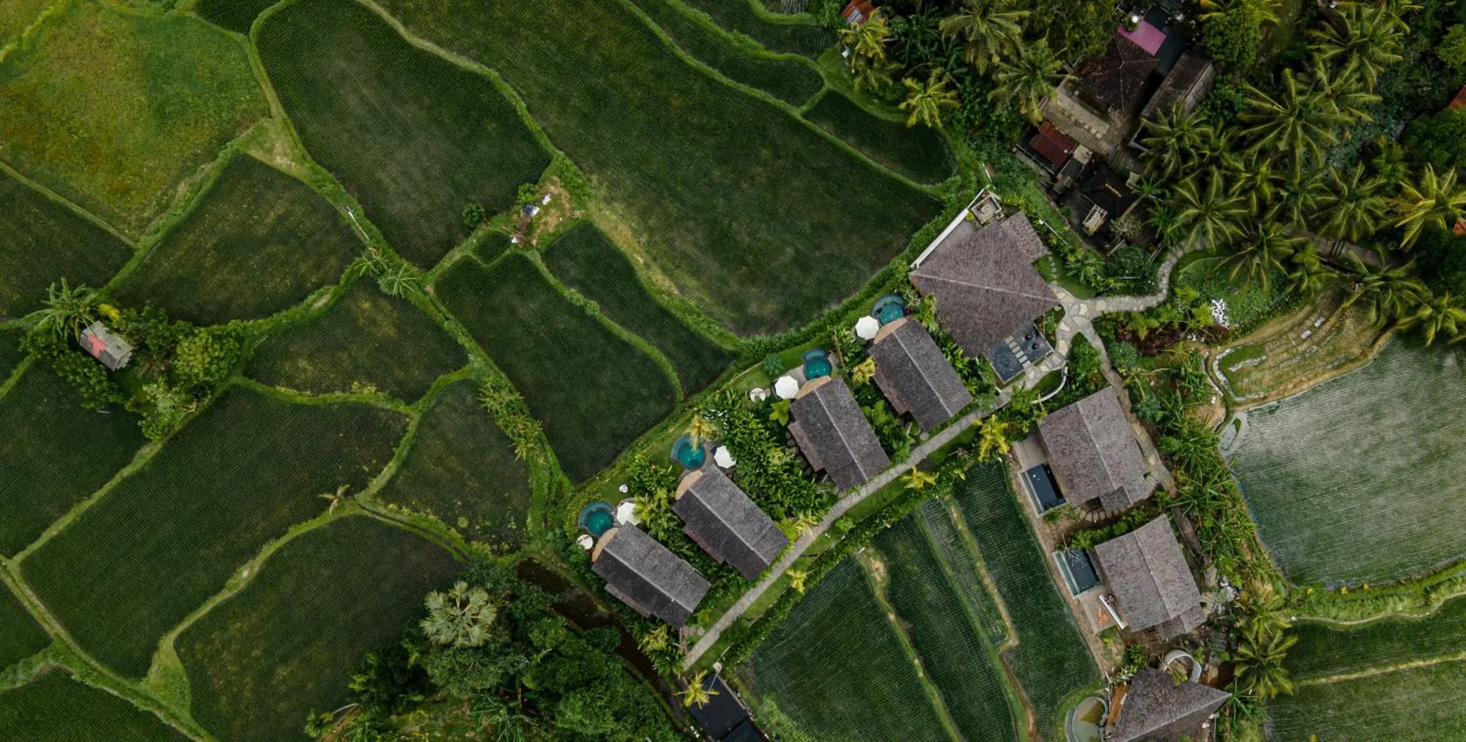 Bird's eye view in The Pulu Villas by GenuineHost