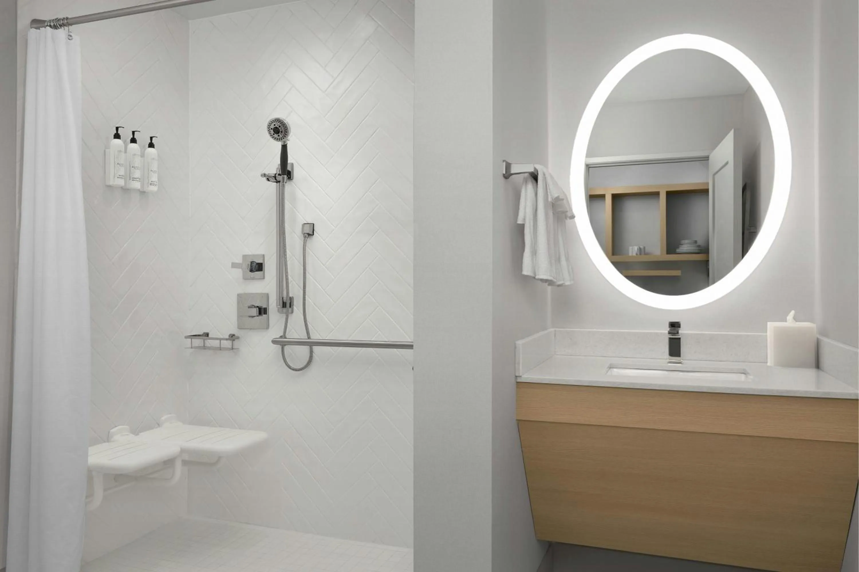 Bathroom in TownePlace Suites by Marriott Sikeston