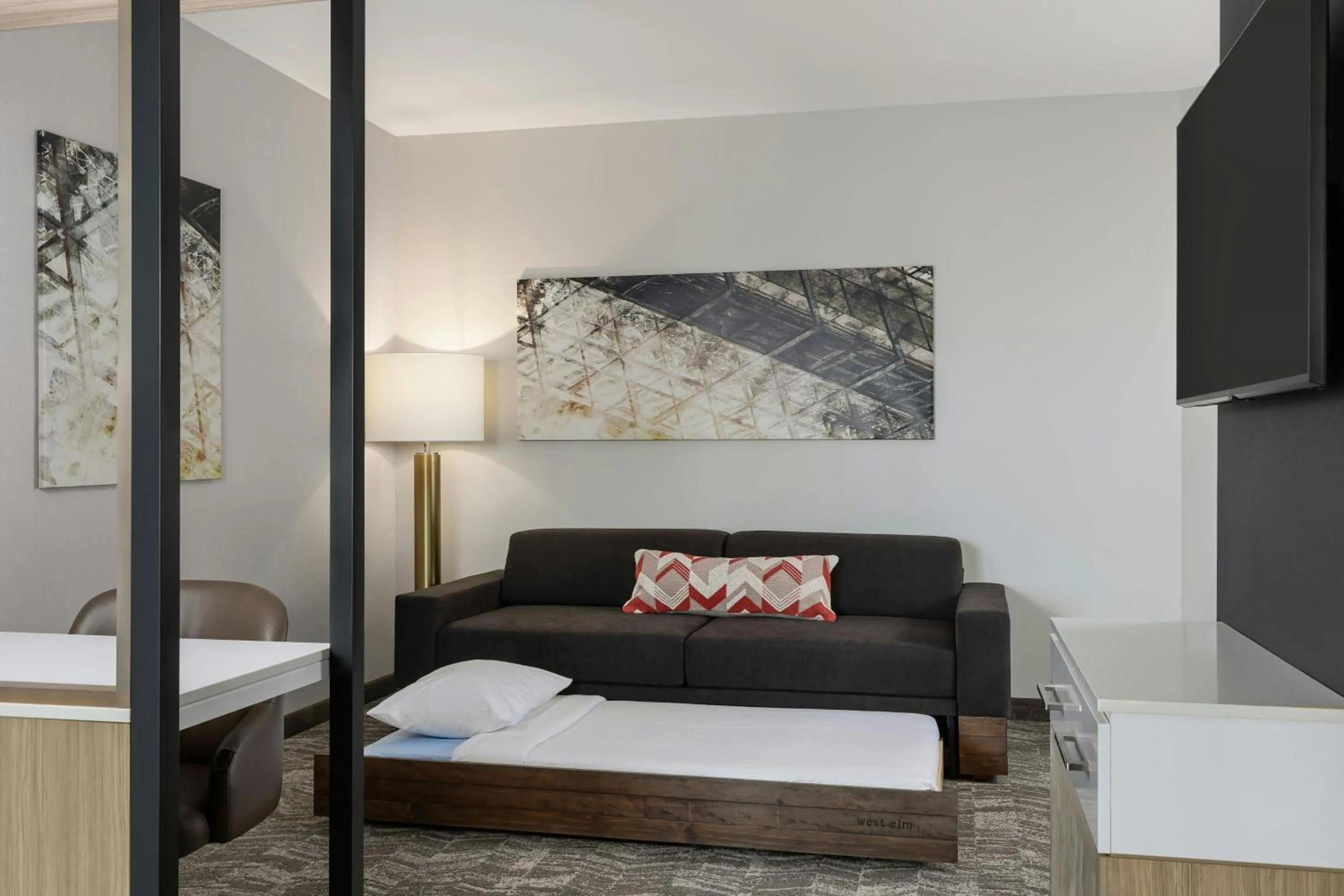 Photo of the whole room, Bed in SpringHill Suites by Marriott Fargo