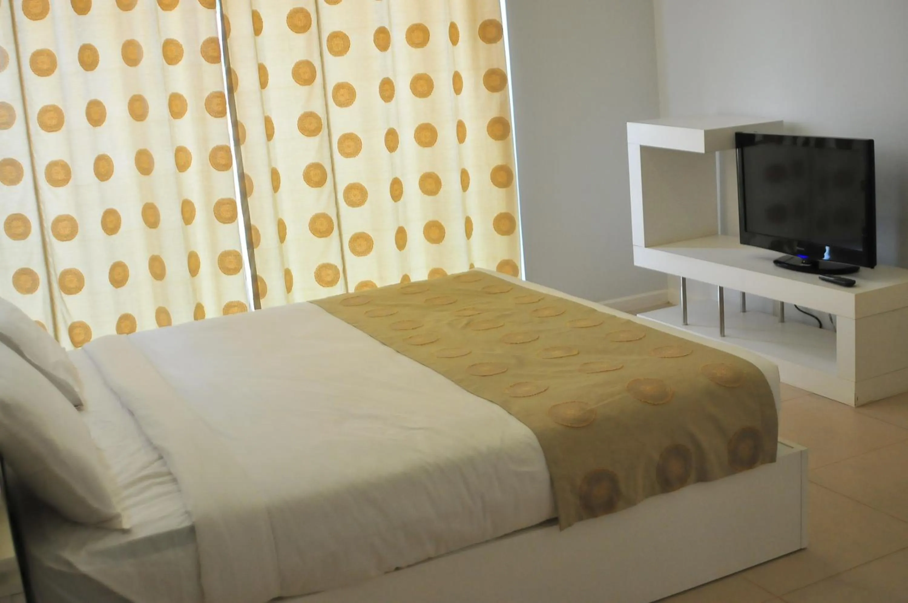 Bed in The Seventeen Apartment Hotel