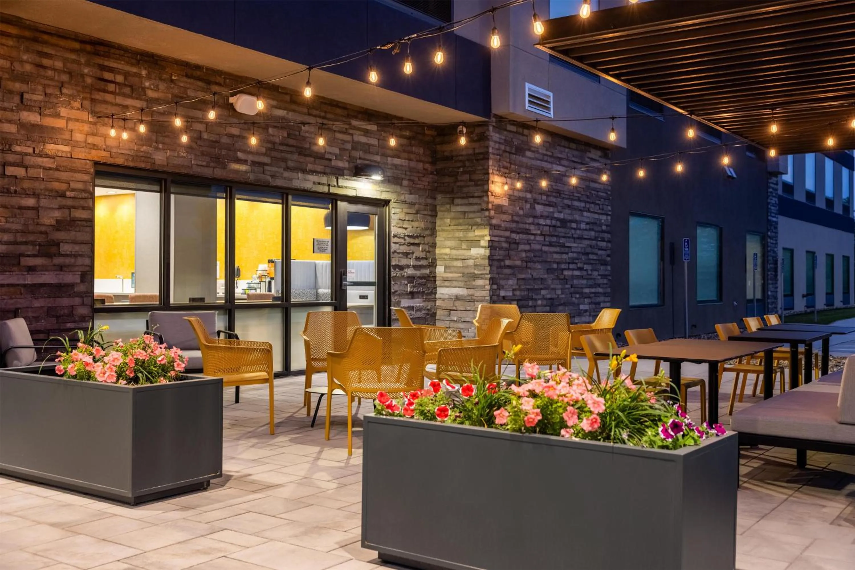 Patio in Home2 Suites By Hilton Ames