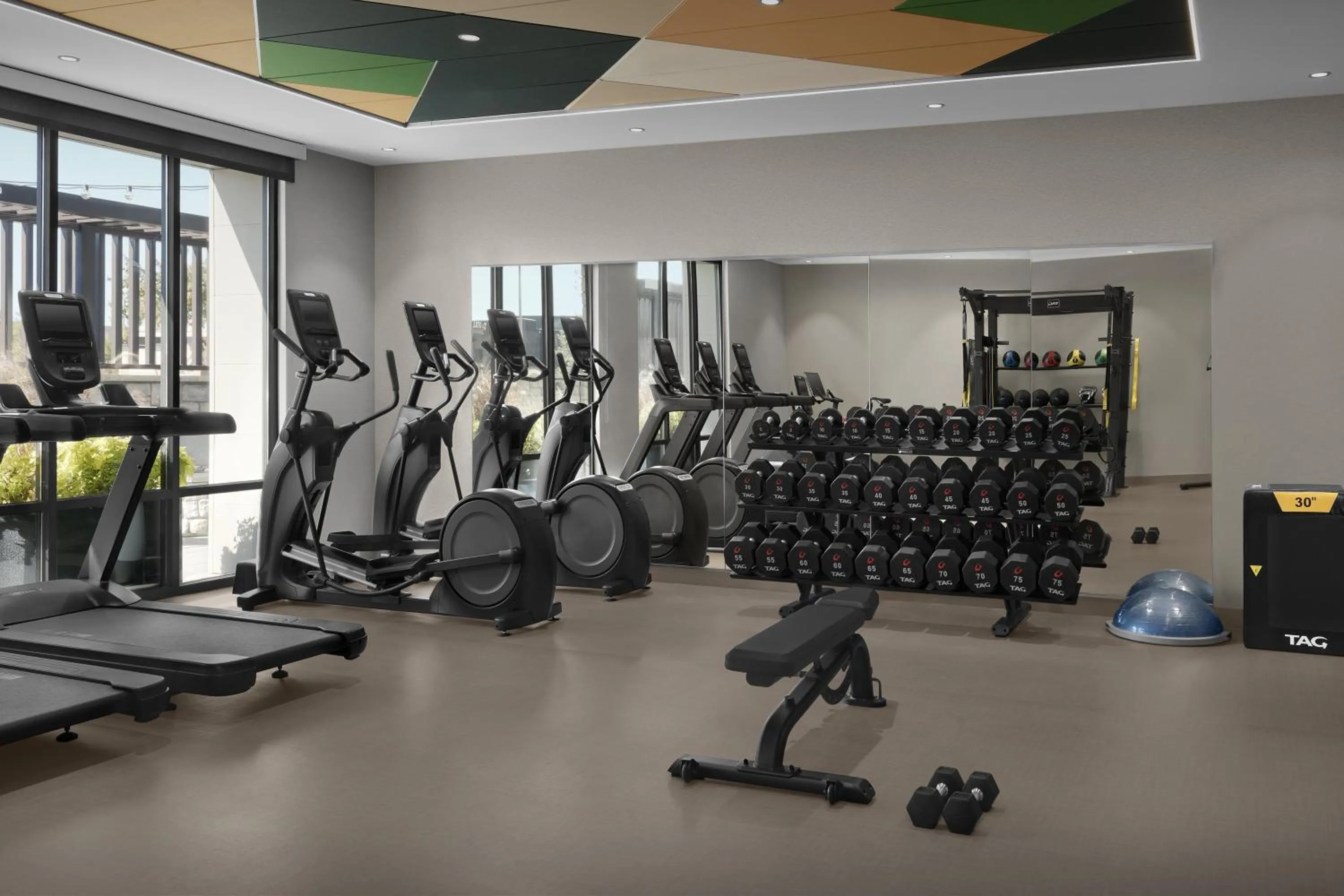 Fitness centre/facilities in Home2 Suites By Hilton Ramsey