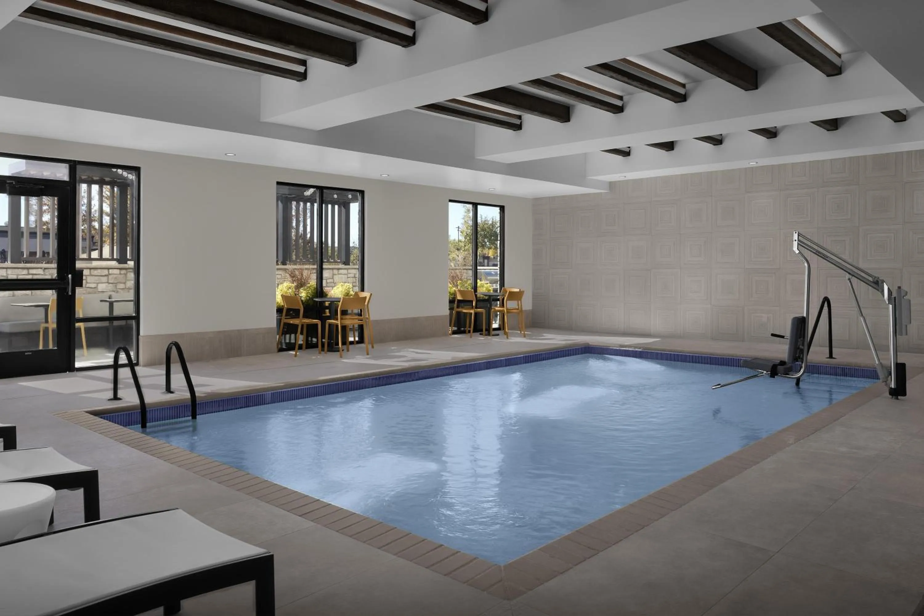 Pool view in Home2 Suites By Hilton Ramsey