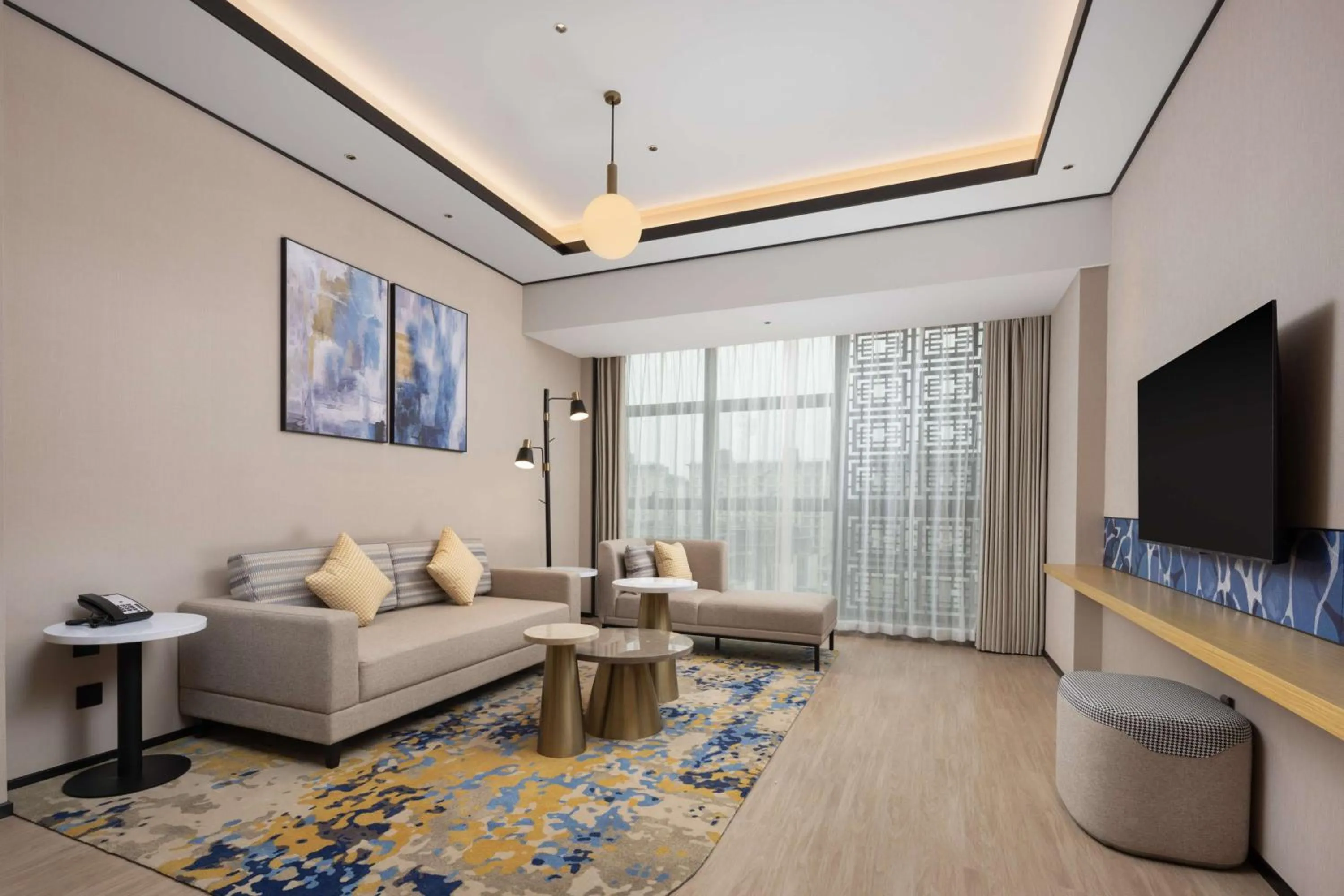 Living room in Hilton Garden Inn Zhoukou Huaiyang