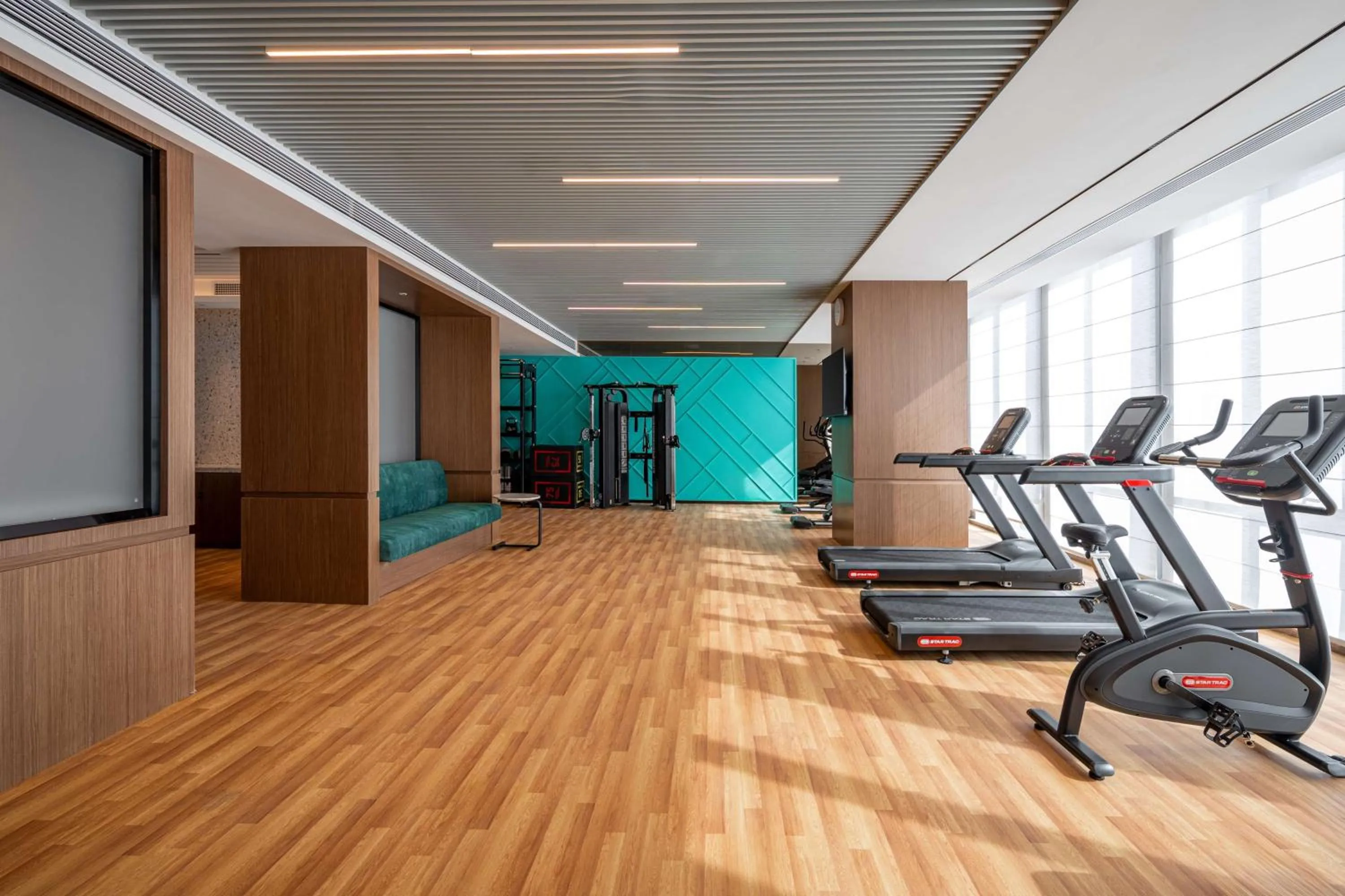 Fitness centre/facilities in Hilton Garden Inn Hefei Feixi