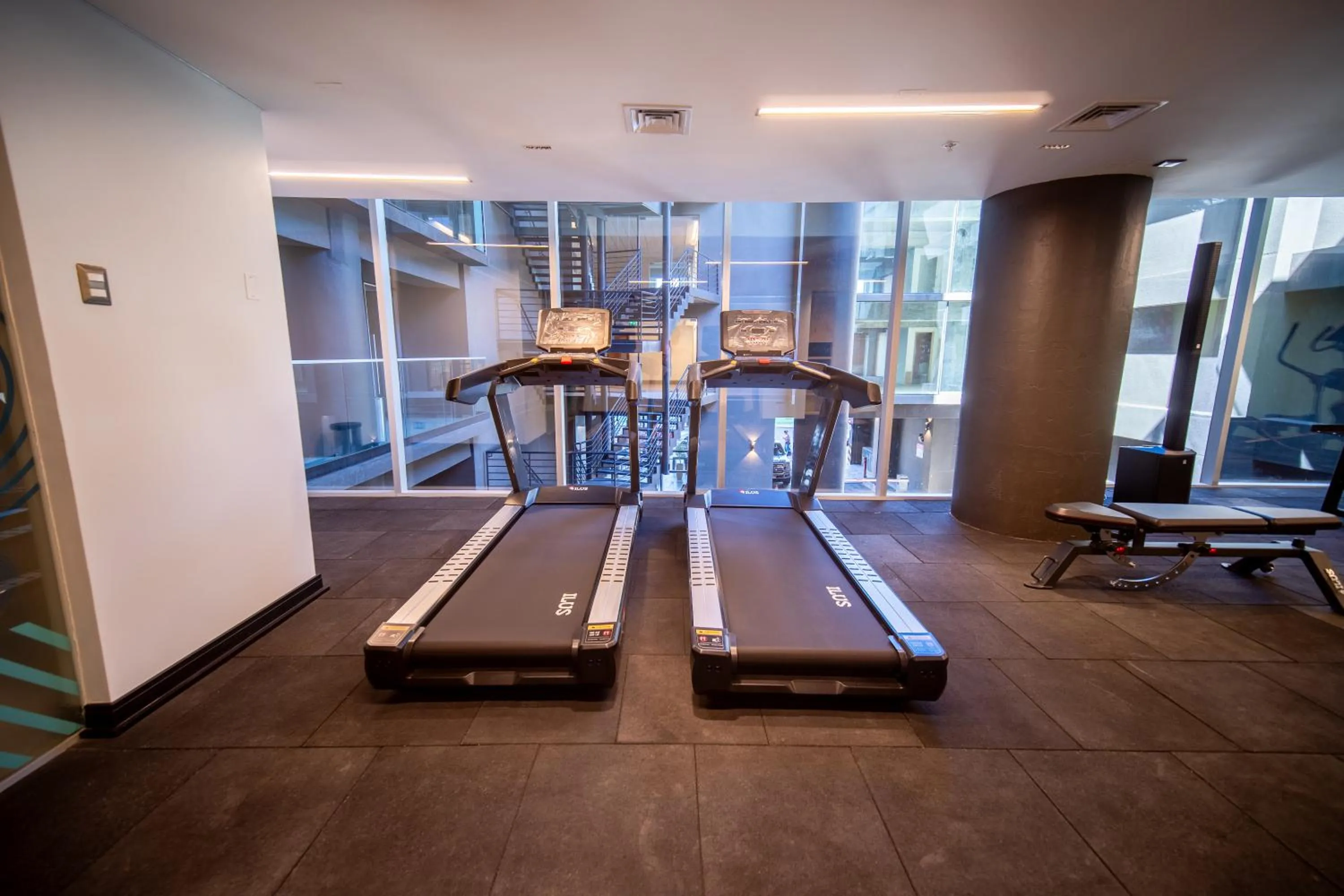 Fitness centre/facilities in Tru By Hilton Chillan Ferrat