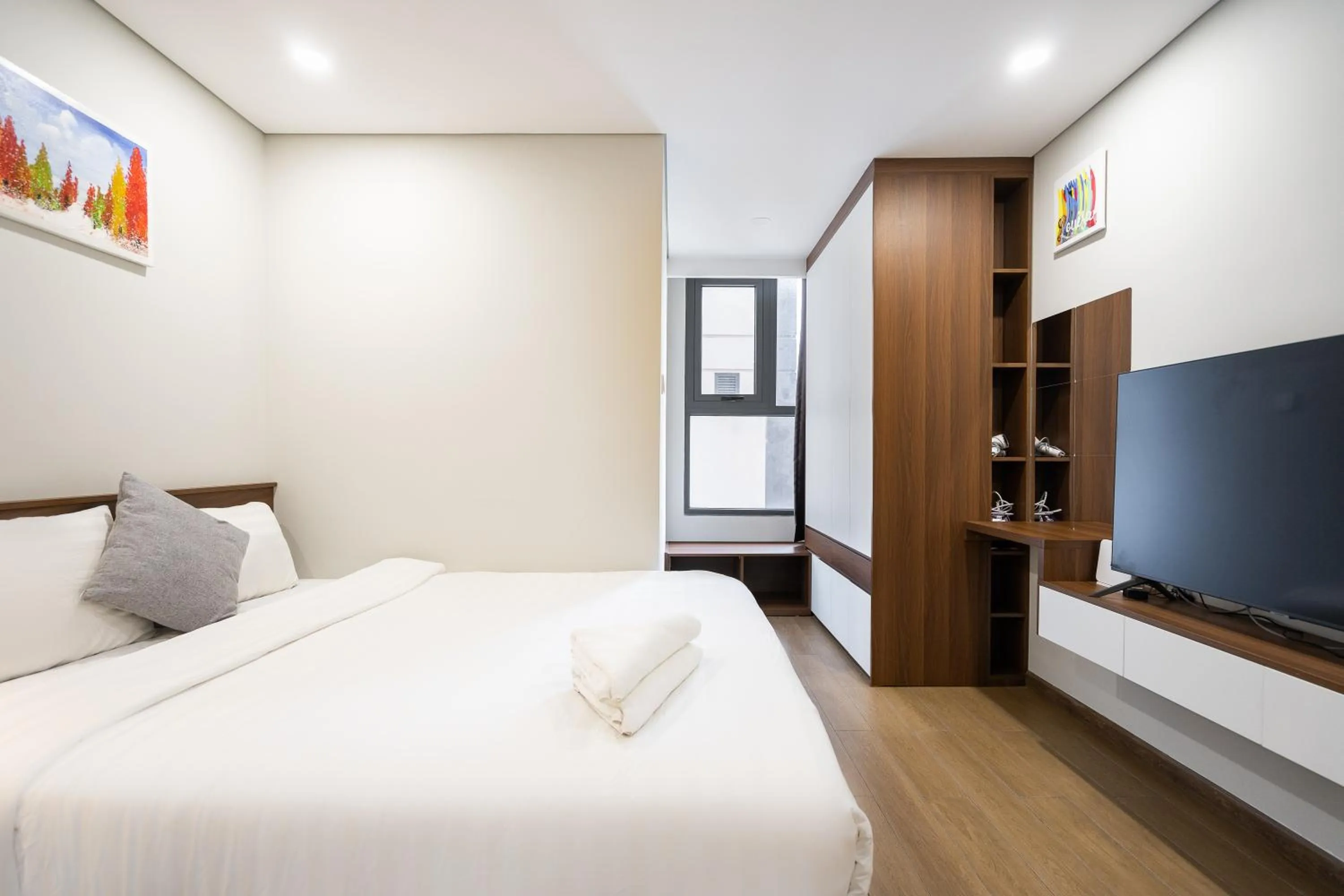 Bed in Great View Vinh Hoi Apartment