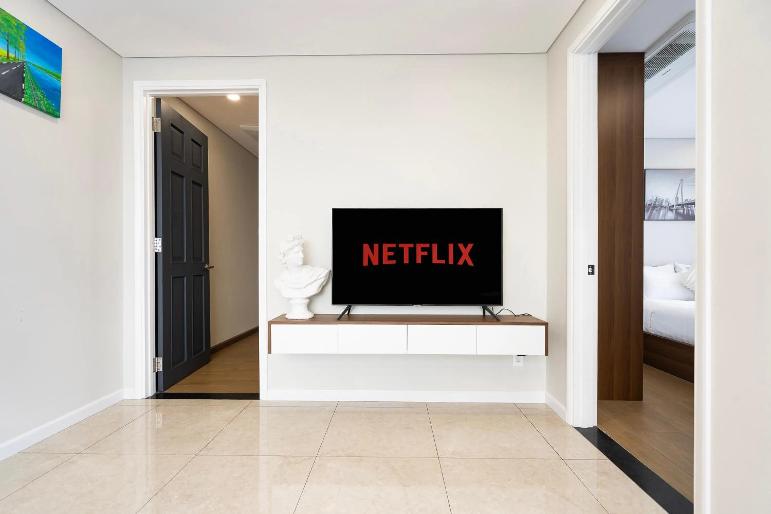 Bed in Great View Vinh Hoi Apartment