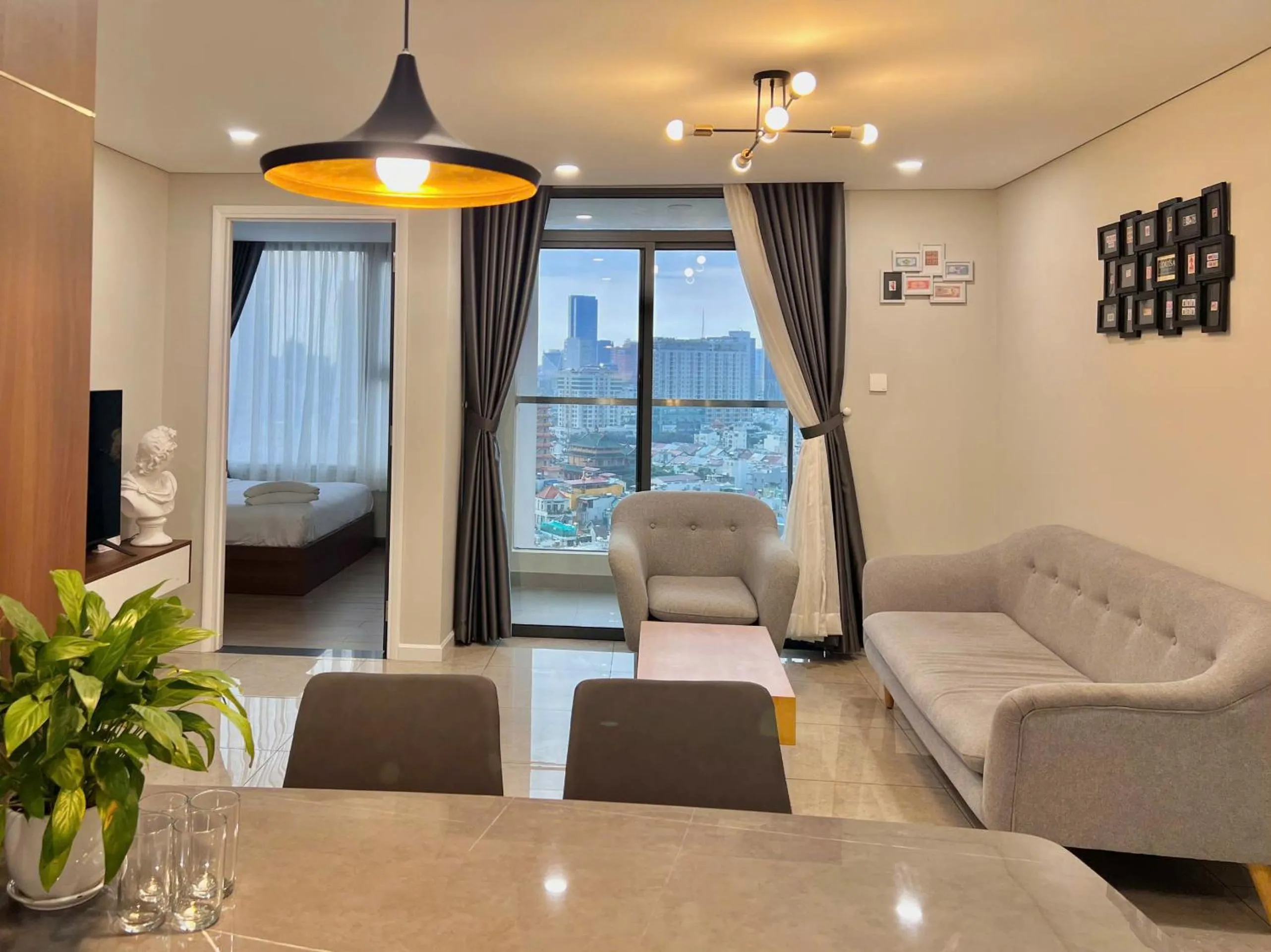 Living room in Great View Vinh Hoi Apartment