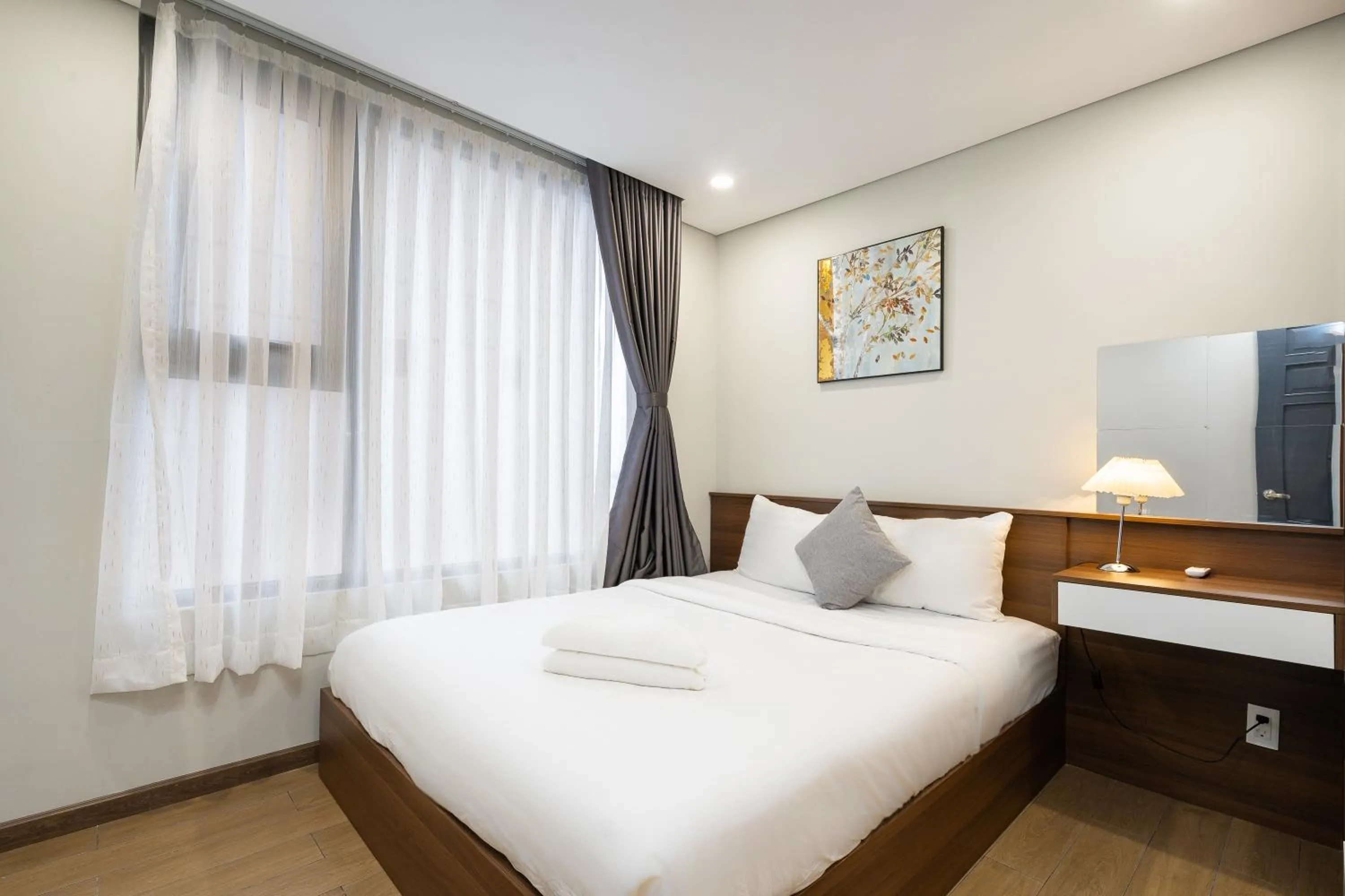 Bed in Great View Vinh Hoi Apartment