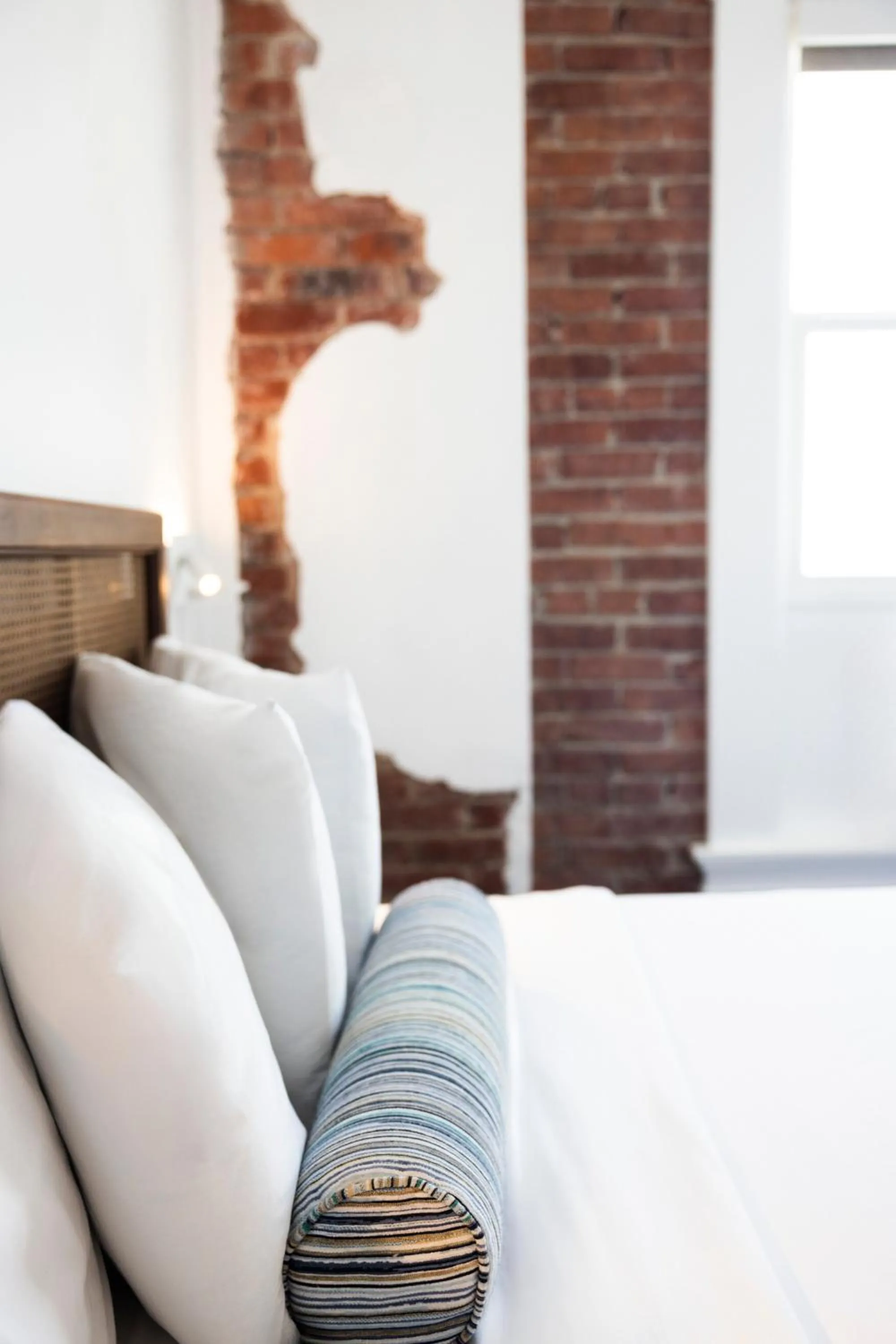 Decorative detail, Bed in American Hotel