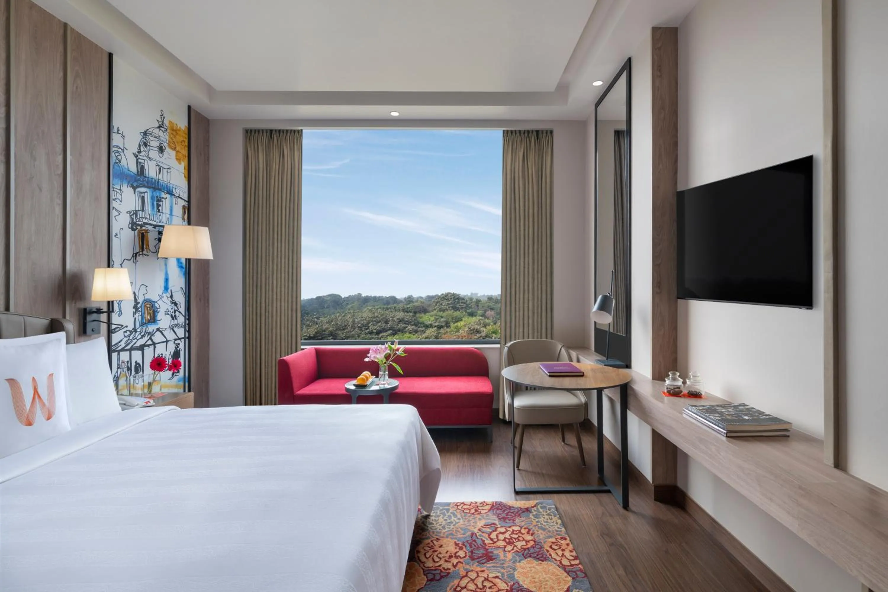 Photo of the whole room, Bed in Welcomhotel by ITC Hotels, Delhi-Gurugram Highway