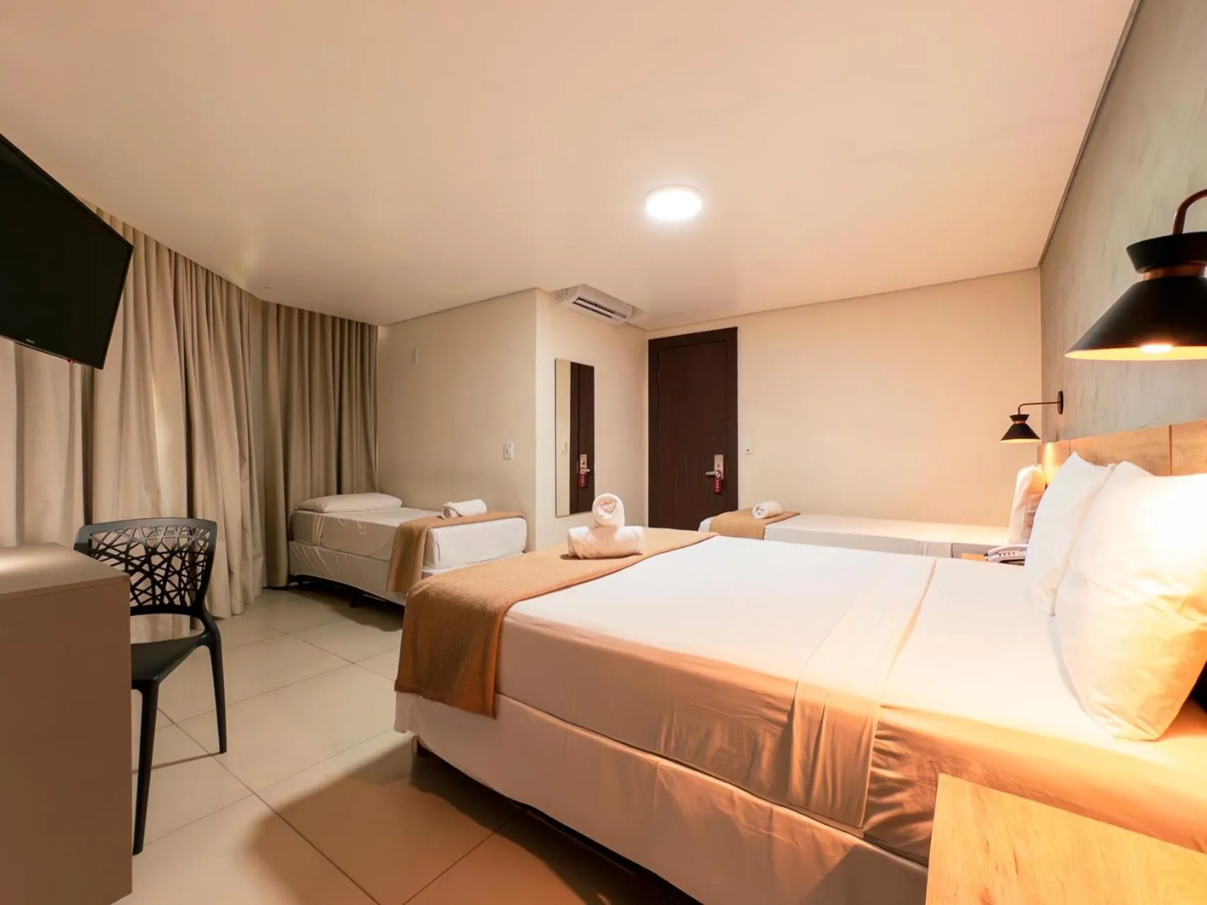 Bed in Bosque do Porto Praia Hotel