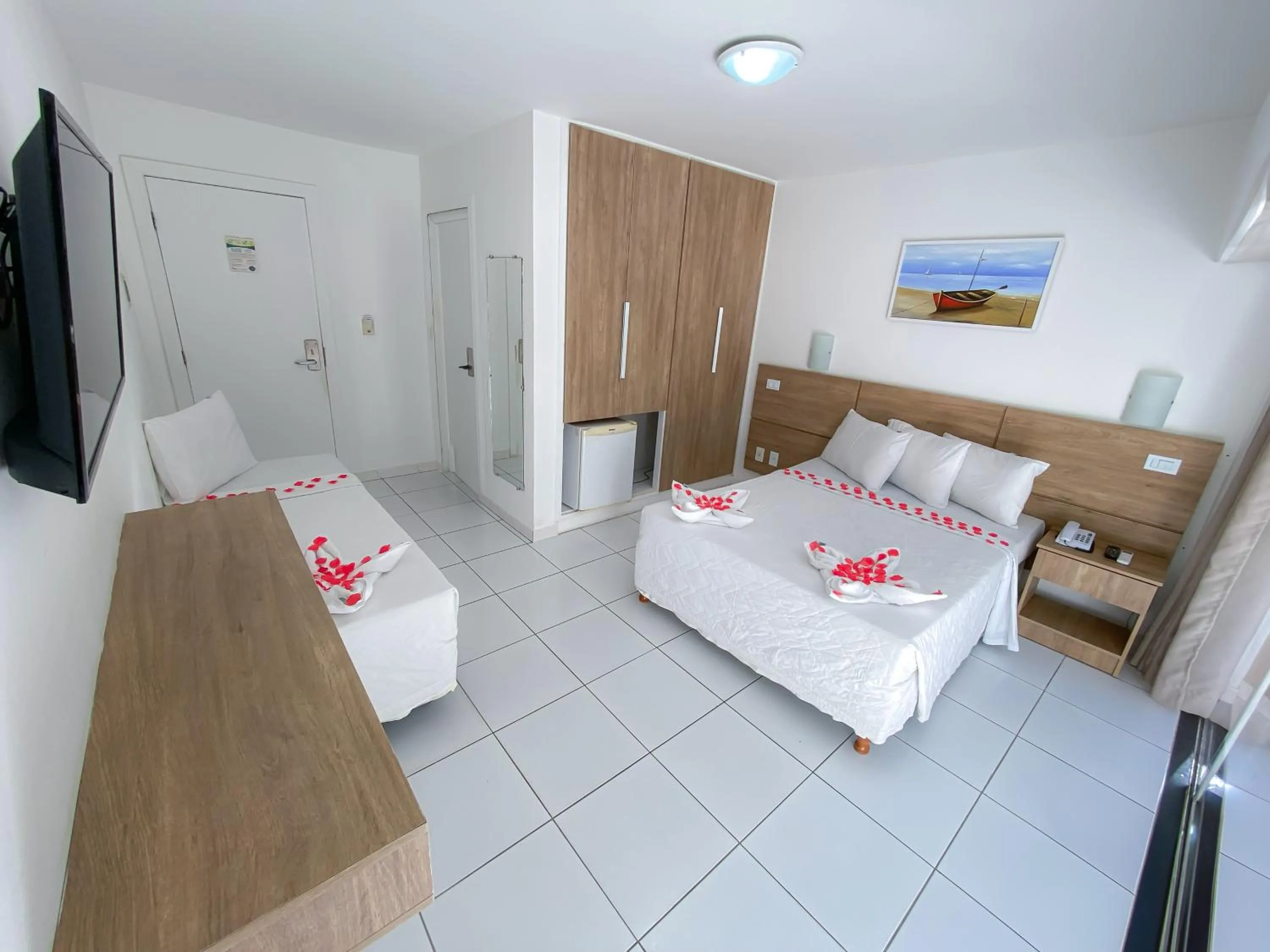 Bed in Bosque do Porto Praia Hotel