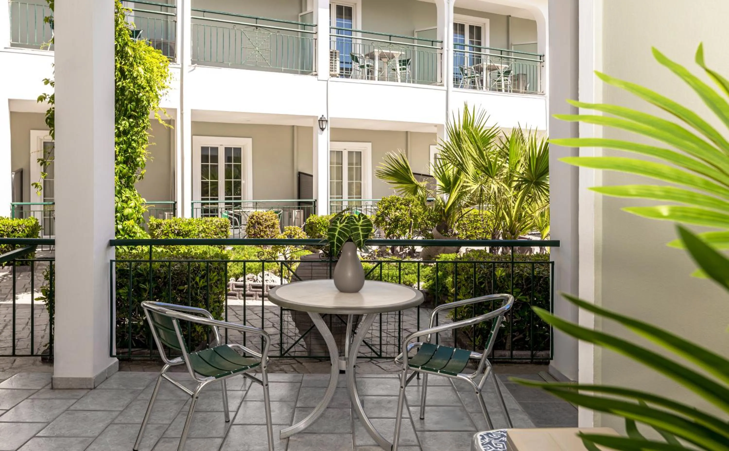 Patio in Sofia's Hotel