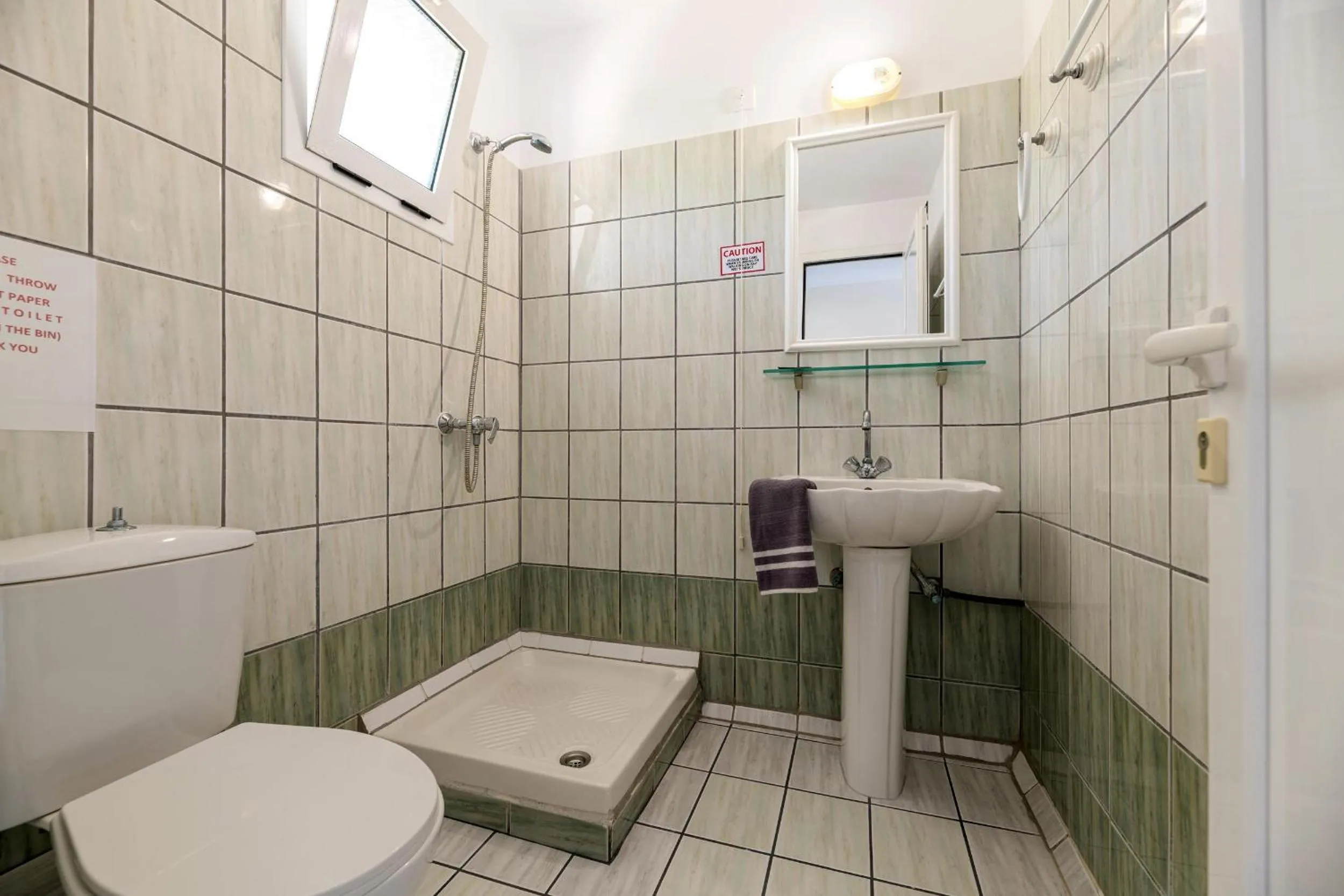 Shower in Sofia's Hotel