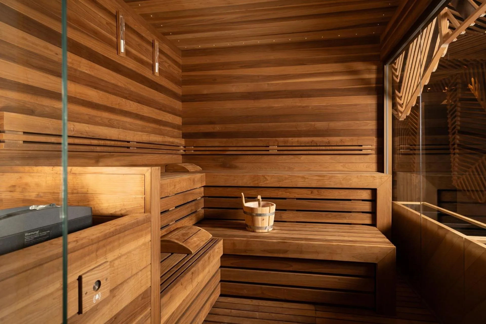 Sauna in Nuvole Garden Hotel