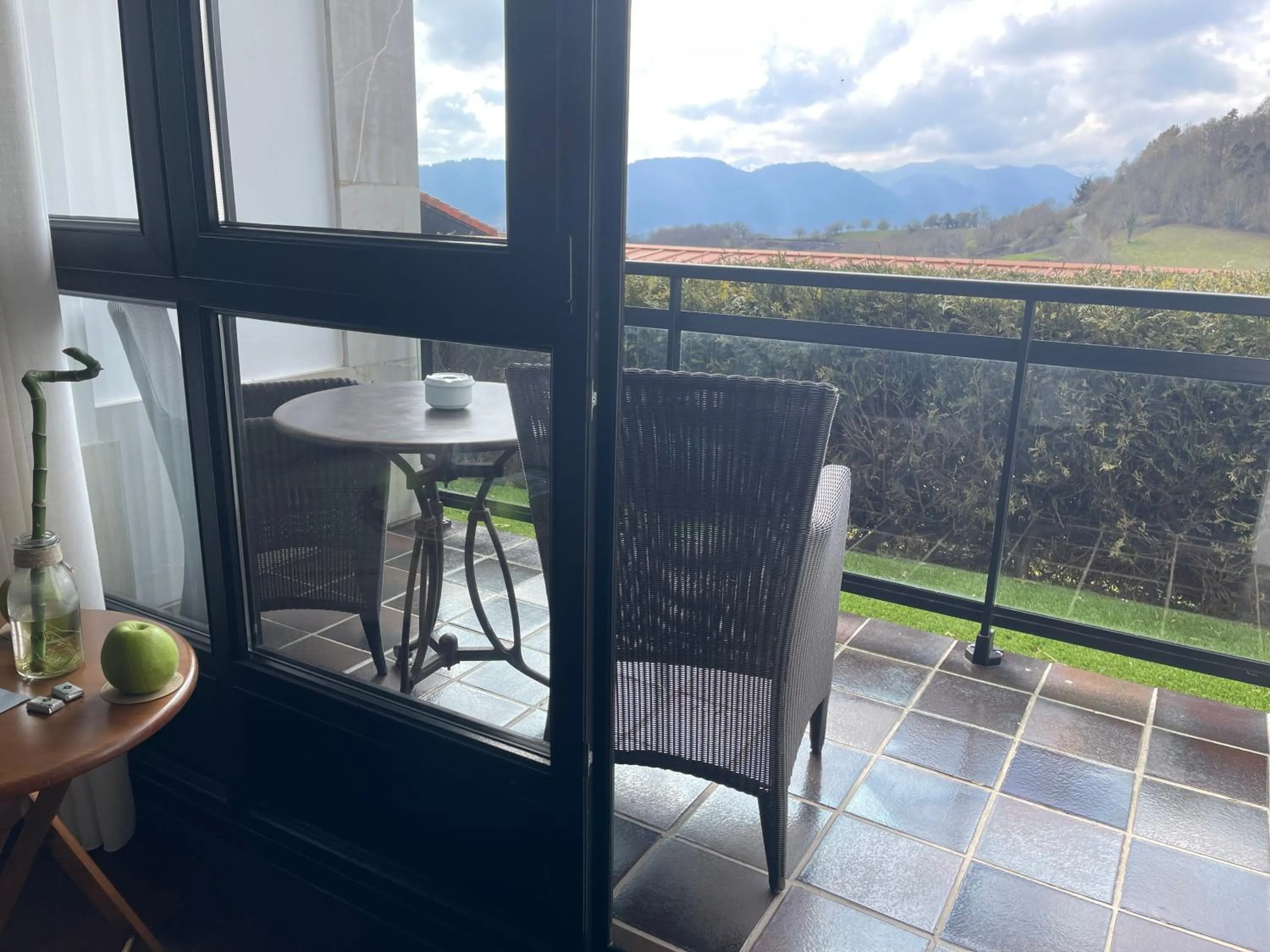 Balcony/Terrace in Hosteria de Torazo Nature Hotel & Spa