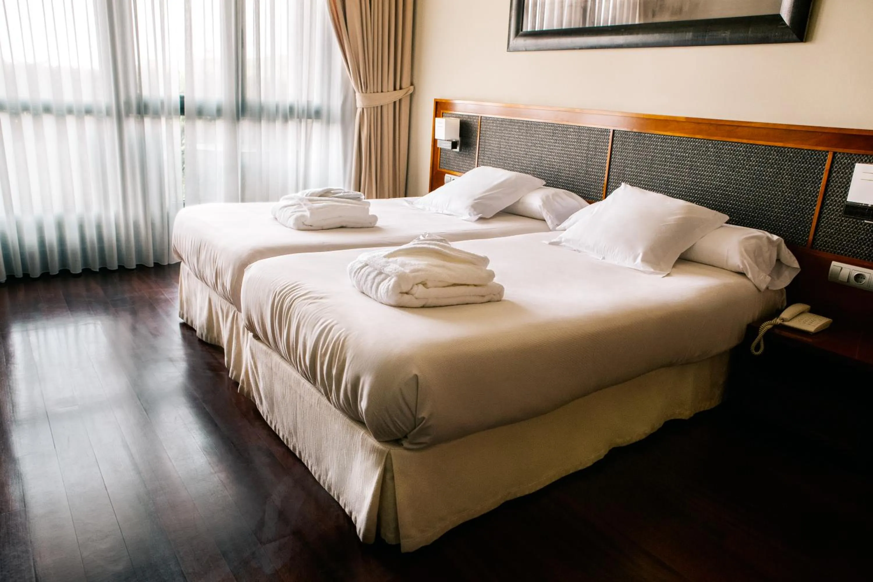 Bedroom, Bed in Hosteria de Torazo Nature Hotel & Spa