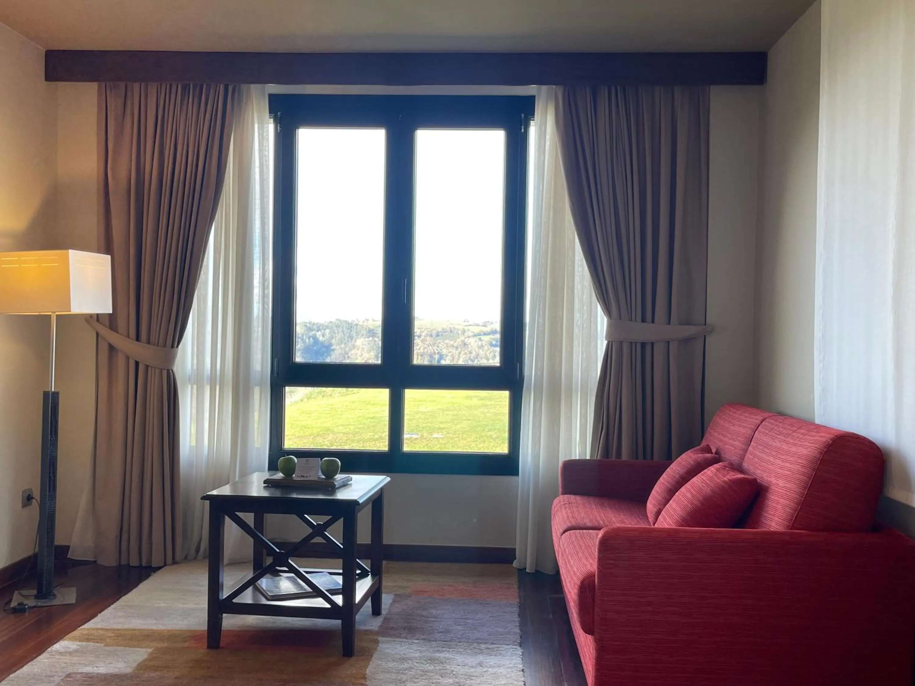 Seating area in Hosteria de Torazo Nature Hotel & Spa