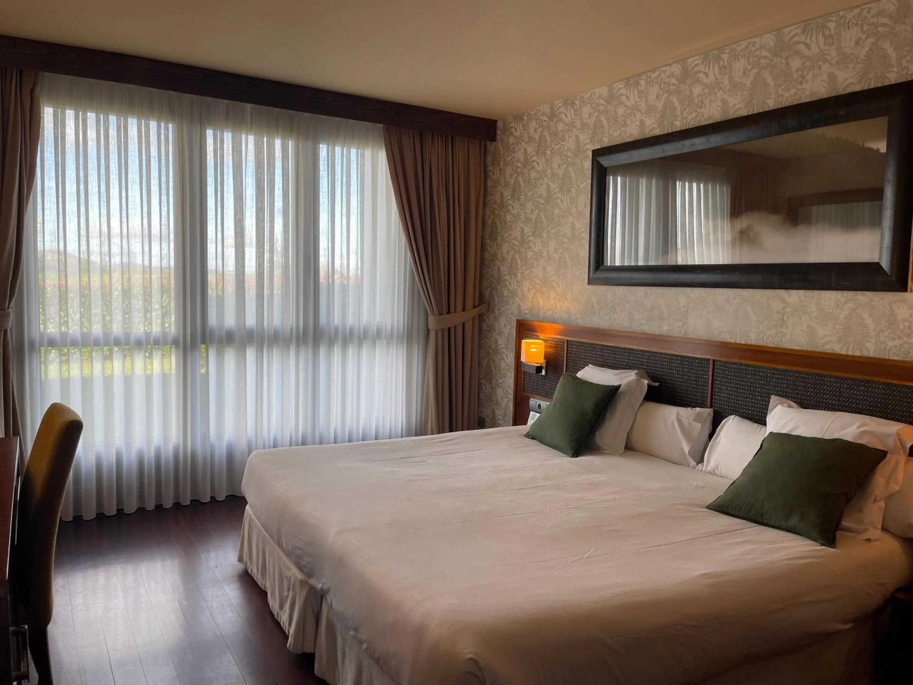 Bedroom, Bed in Hosteria de Torazo Nature Hotel & Spa