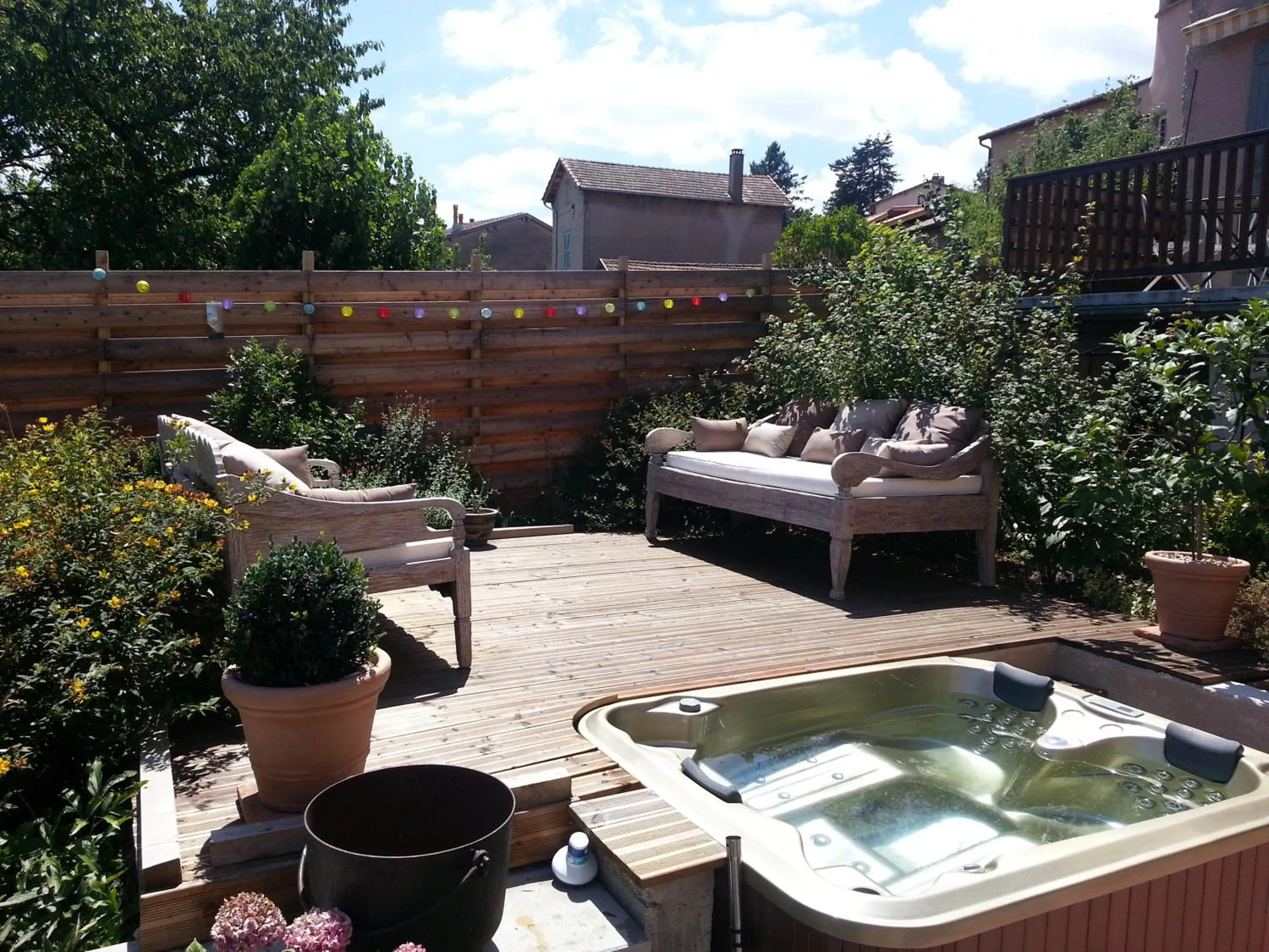 Balcony/Terrace in Relais St Jacques - Roanne