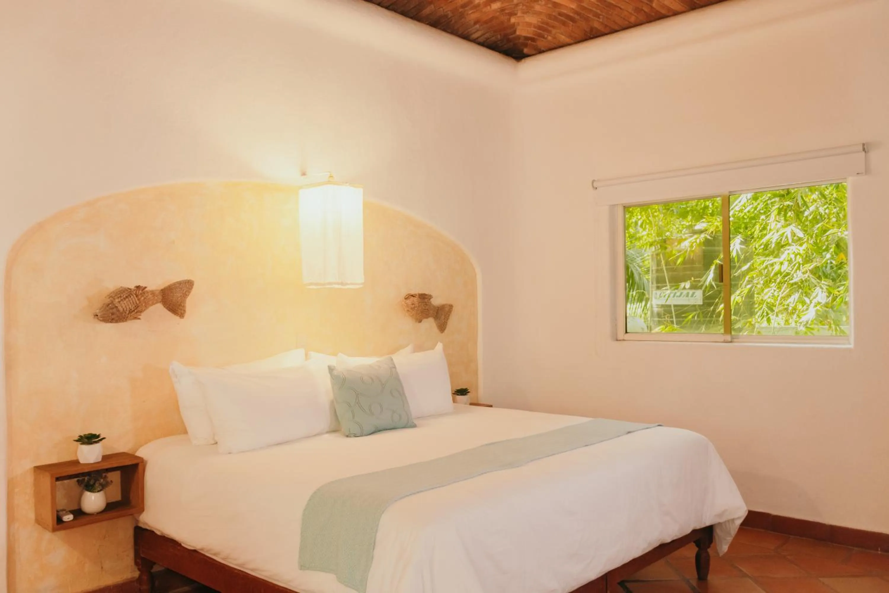 Bedroom, Bed in Casa Real Sayulita Hotel Boutique