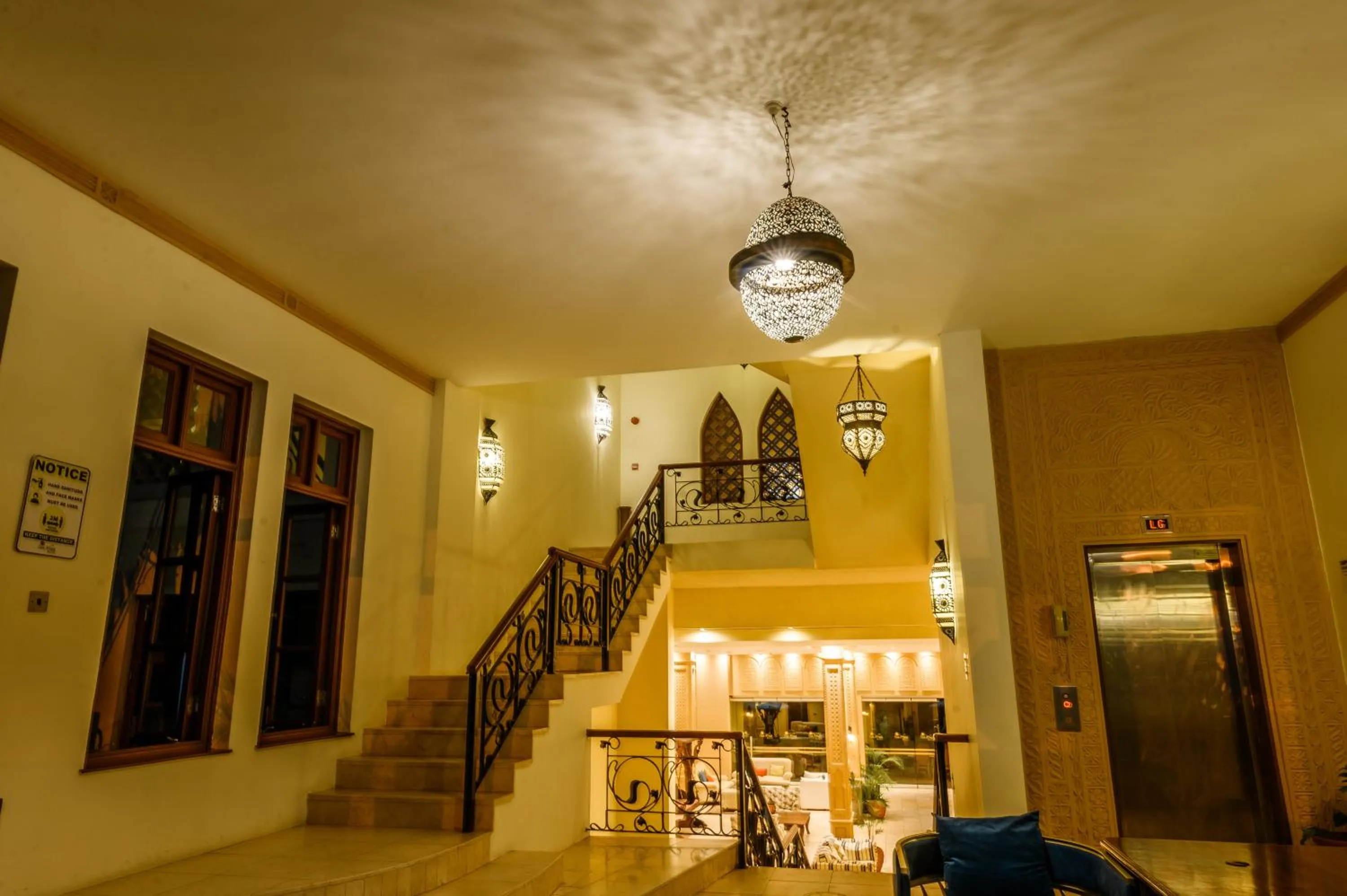 Decorative detail in Cocoa Boutique Hotel