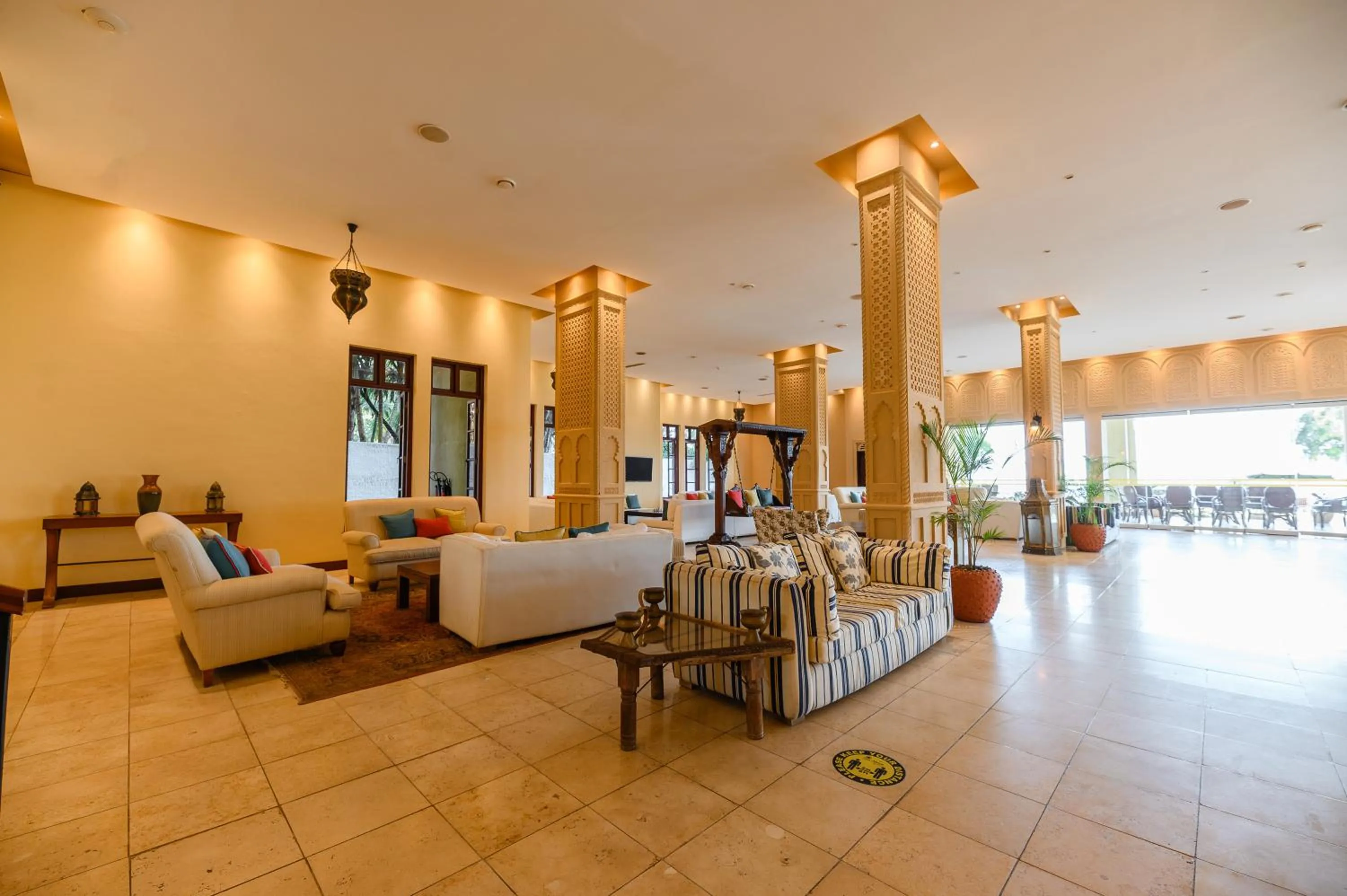 Seating area in Cocoa Boutique Hotel