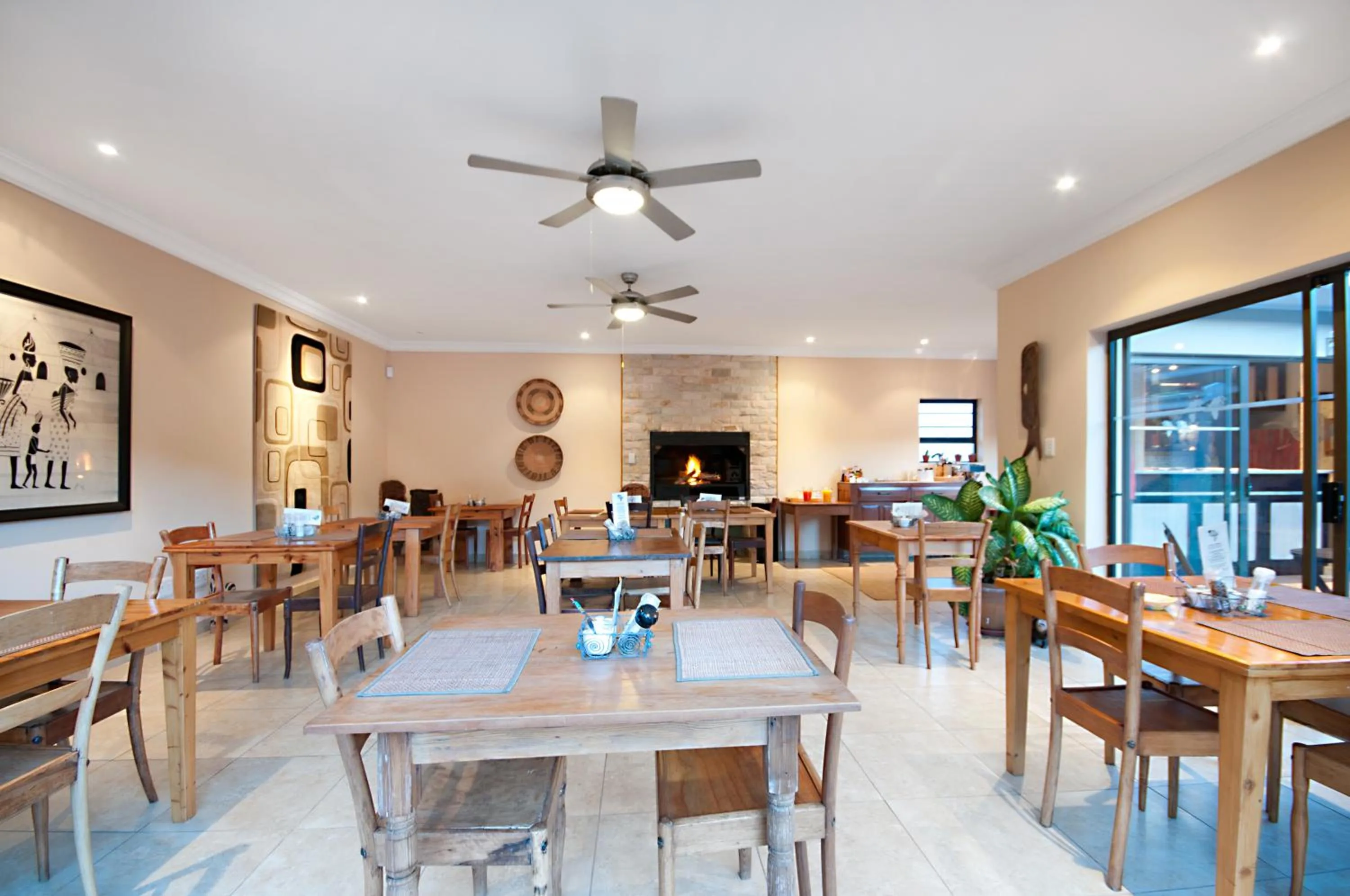 Dining area in Africa Beach B&B