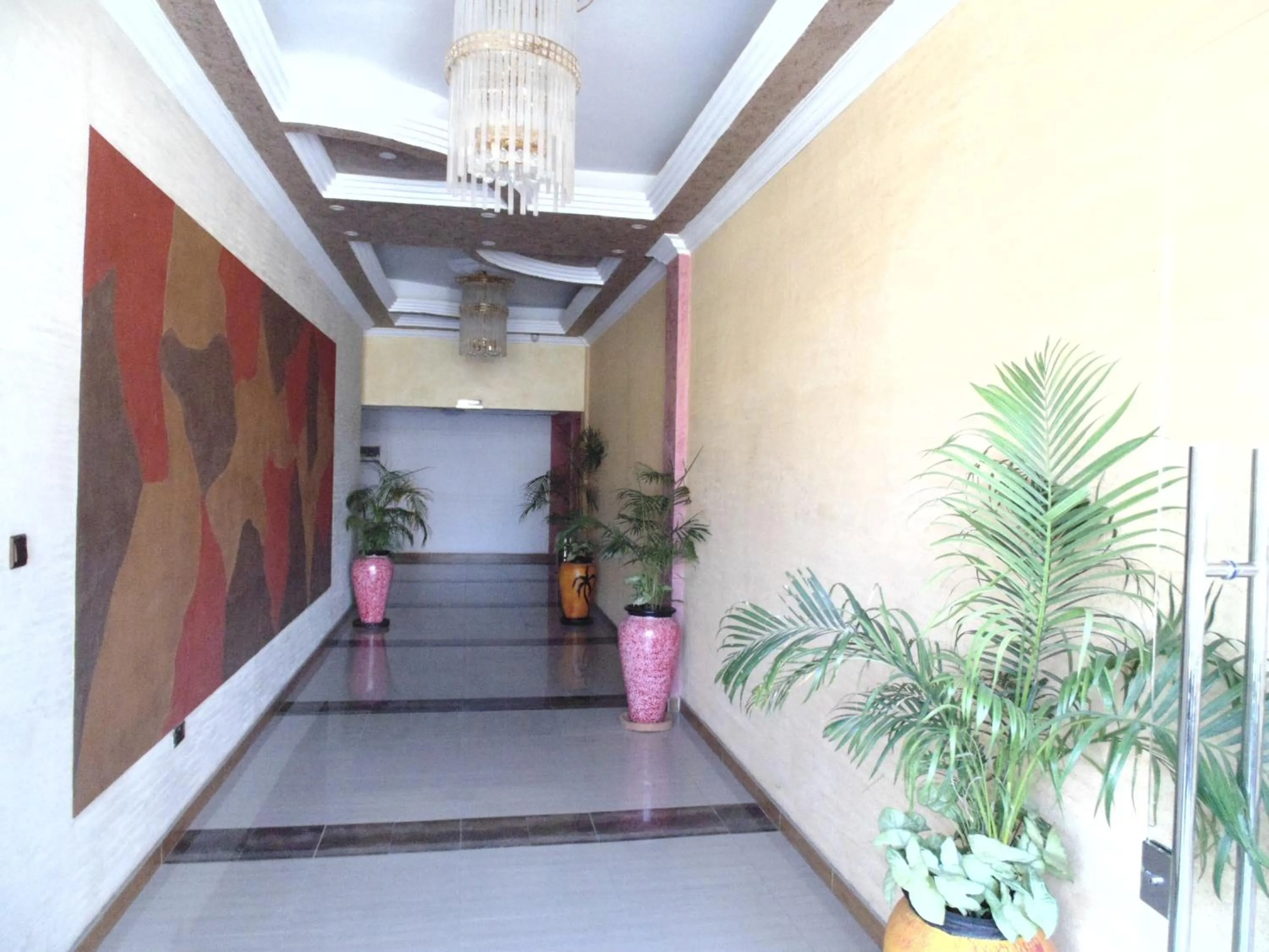 Decorative detail in Eagle Palace Hotel