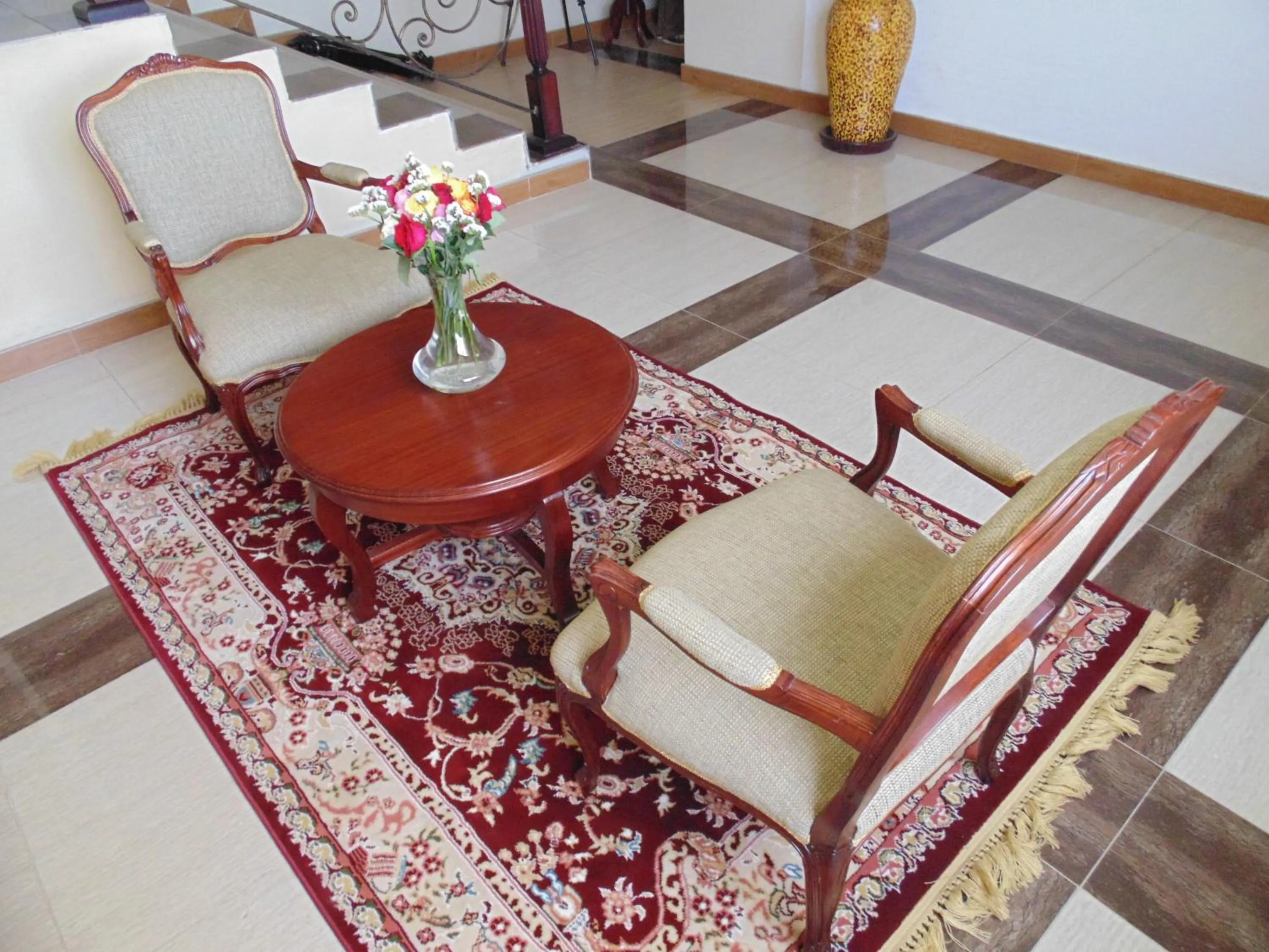 Decorative detail in Eagle Palace Hotel