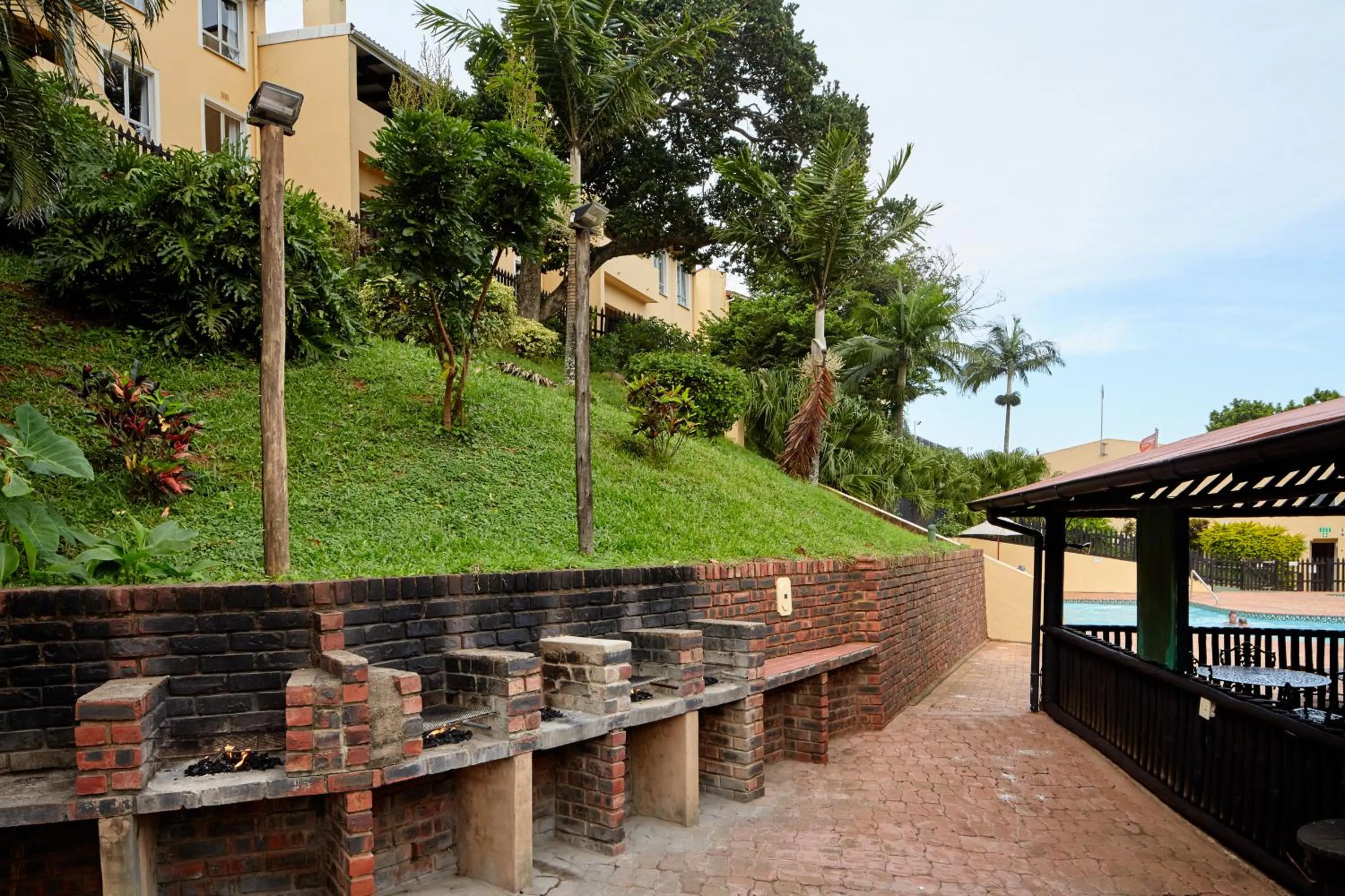 BBQ facilities in First Group Chaka's Rock Chalets