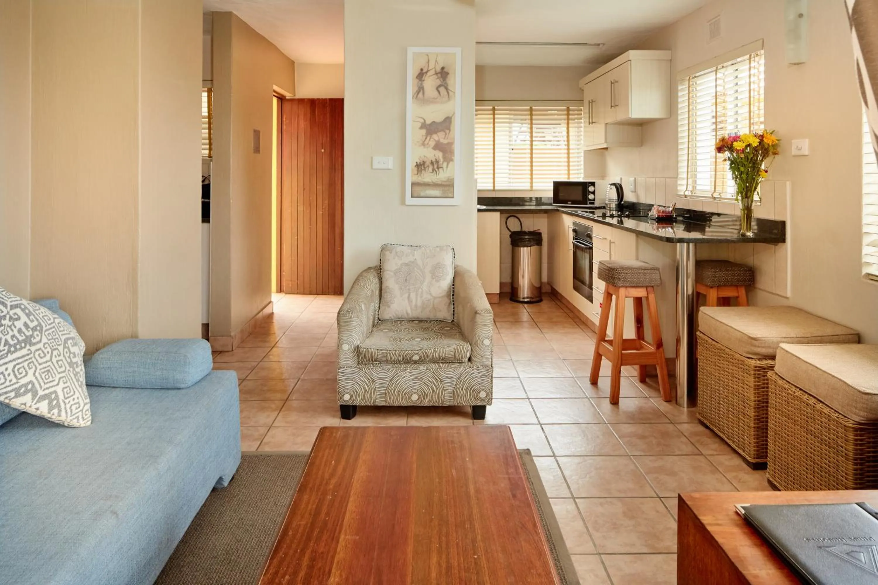 Kitchen or kitchenette in First Group Chaka's Rock Chalets