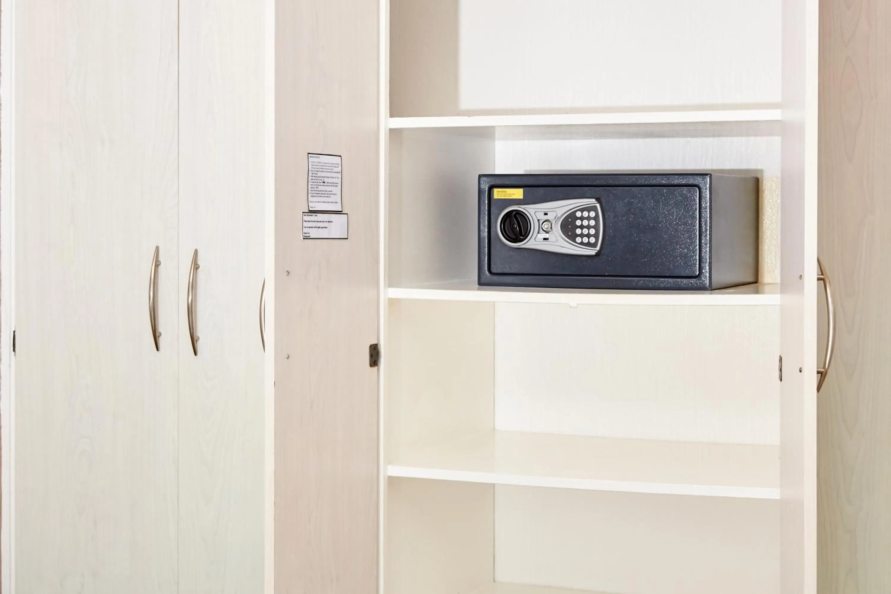 safe in First Group Chaka's Rock Chalets