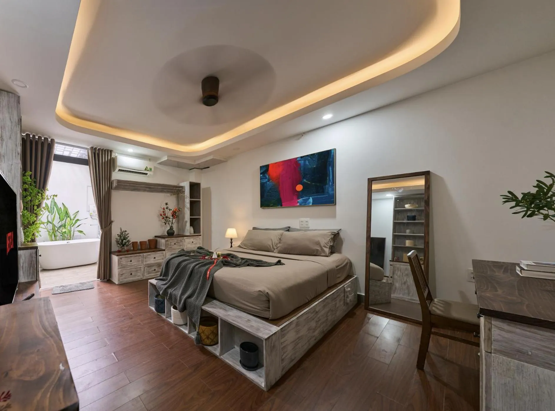 Bed in Green Riverside Hotel & Apartment