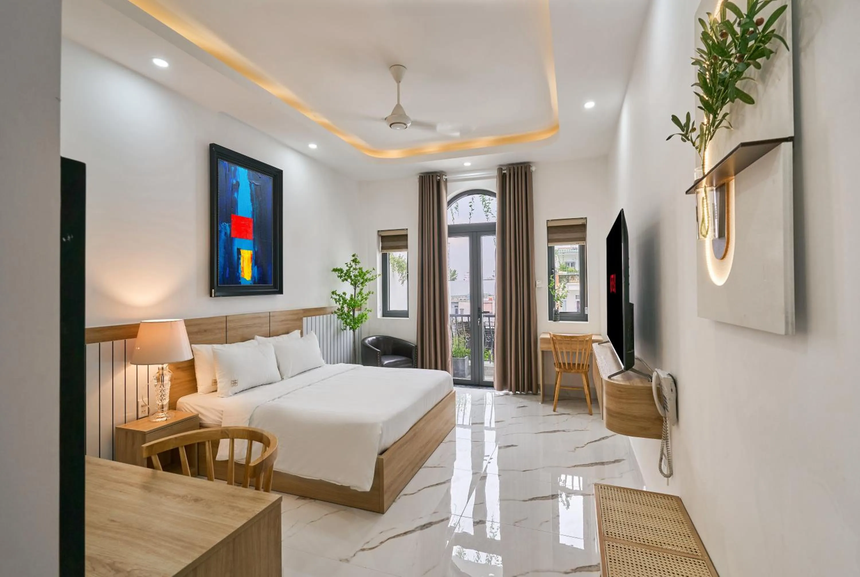 Bed in Green Riverside Hotel & Apartment