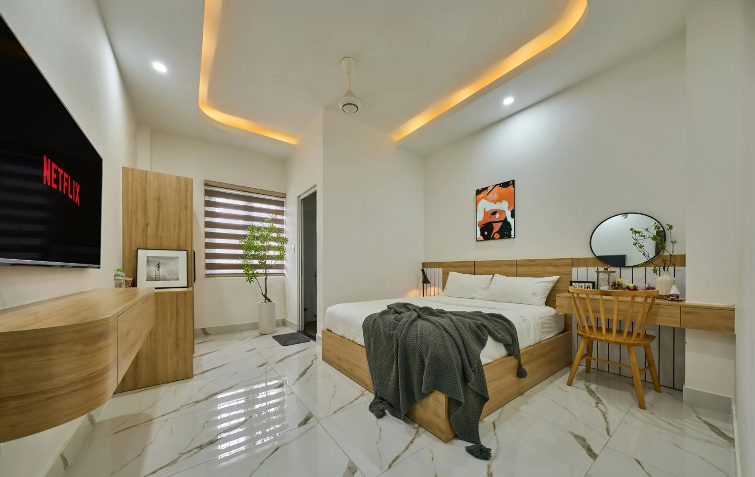 Bed in Green Riverside Hotel & Apartment