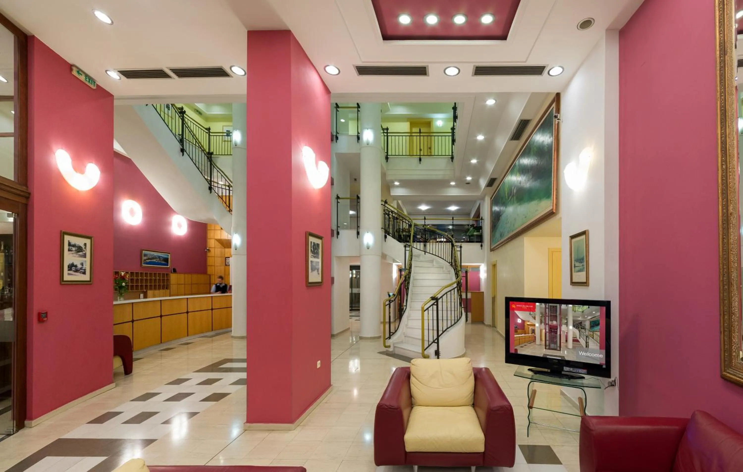 Lobby or reception in Angelika Pallas Hotel