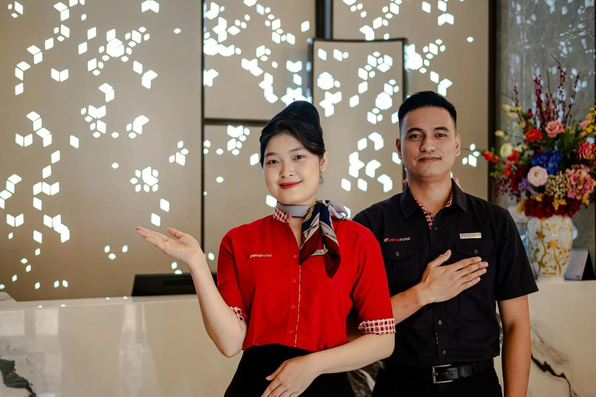 Lobby or reception in d'primahotel PIK Jakarta