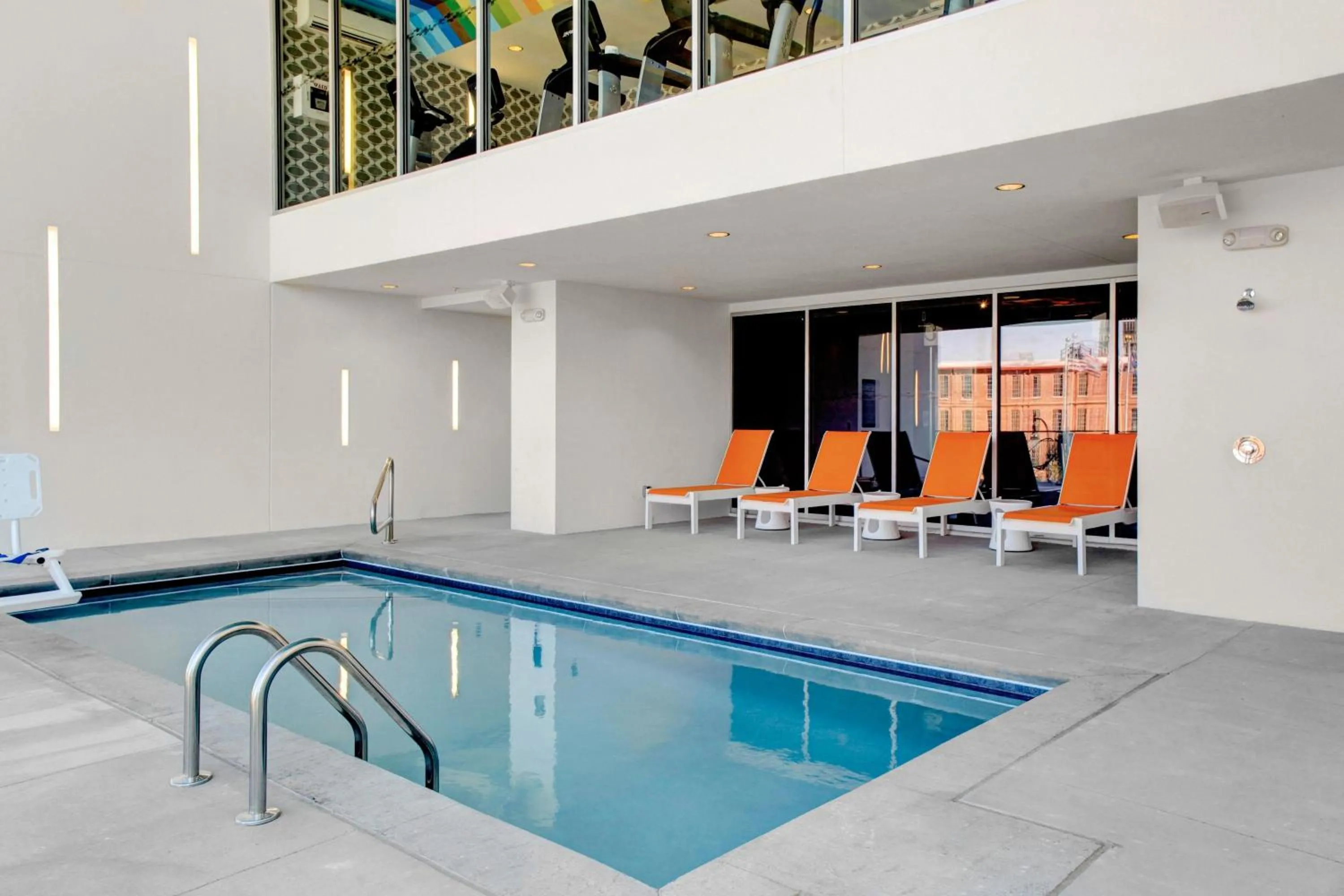 Swimming pool in Aloft Durham Downtown