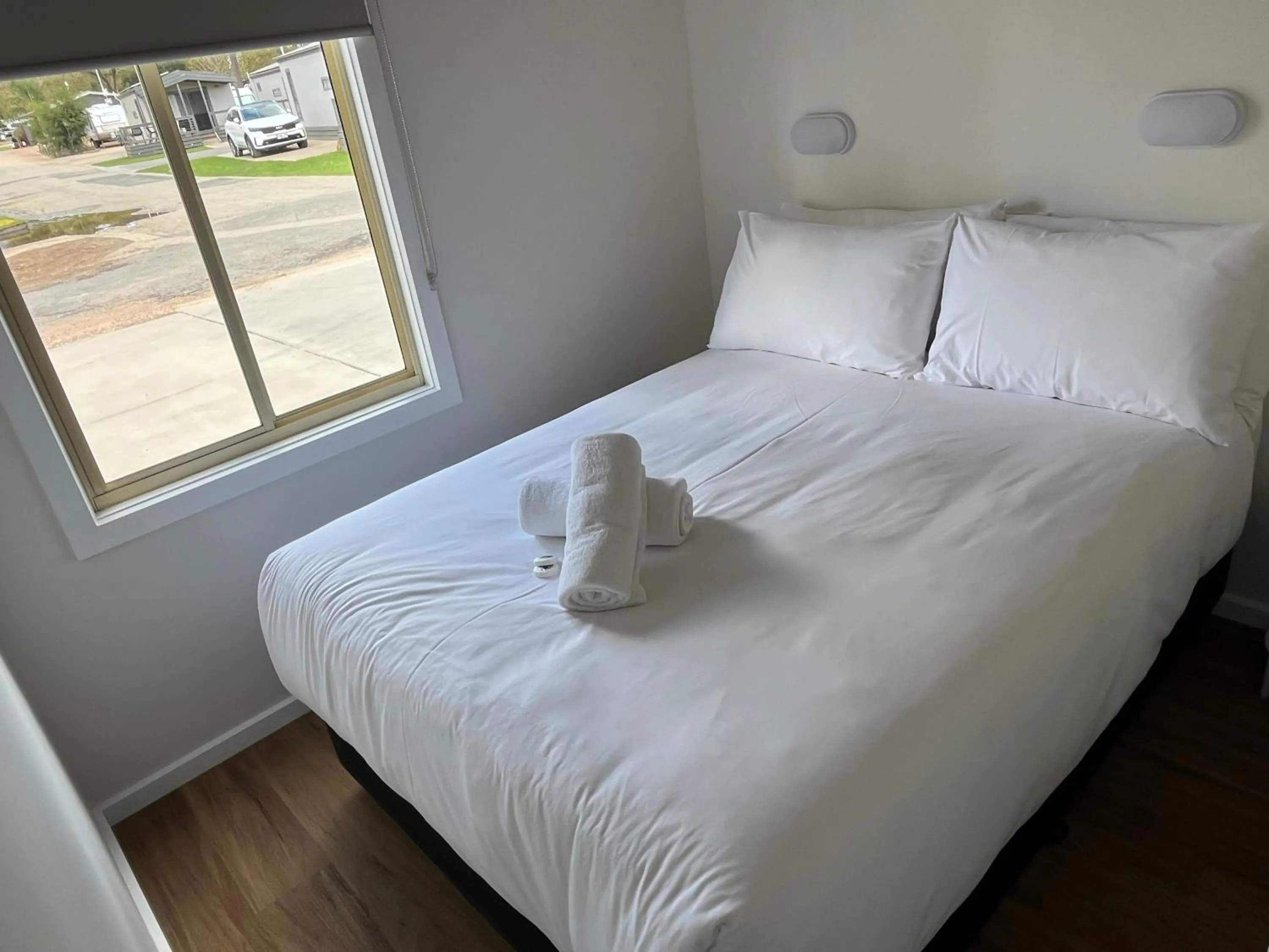 Bed in NRMA Mildura Riverside Holiday Park