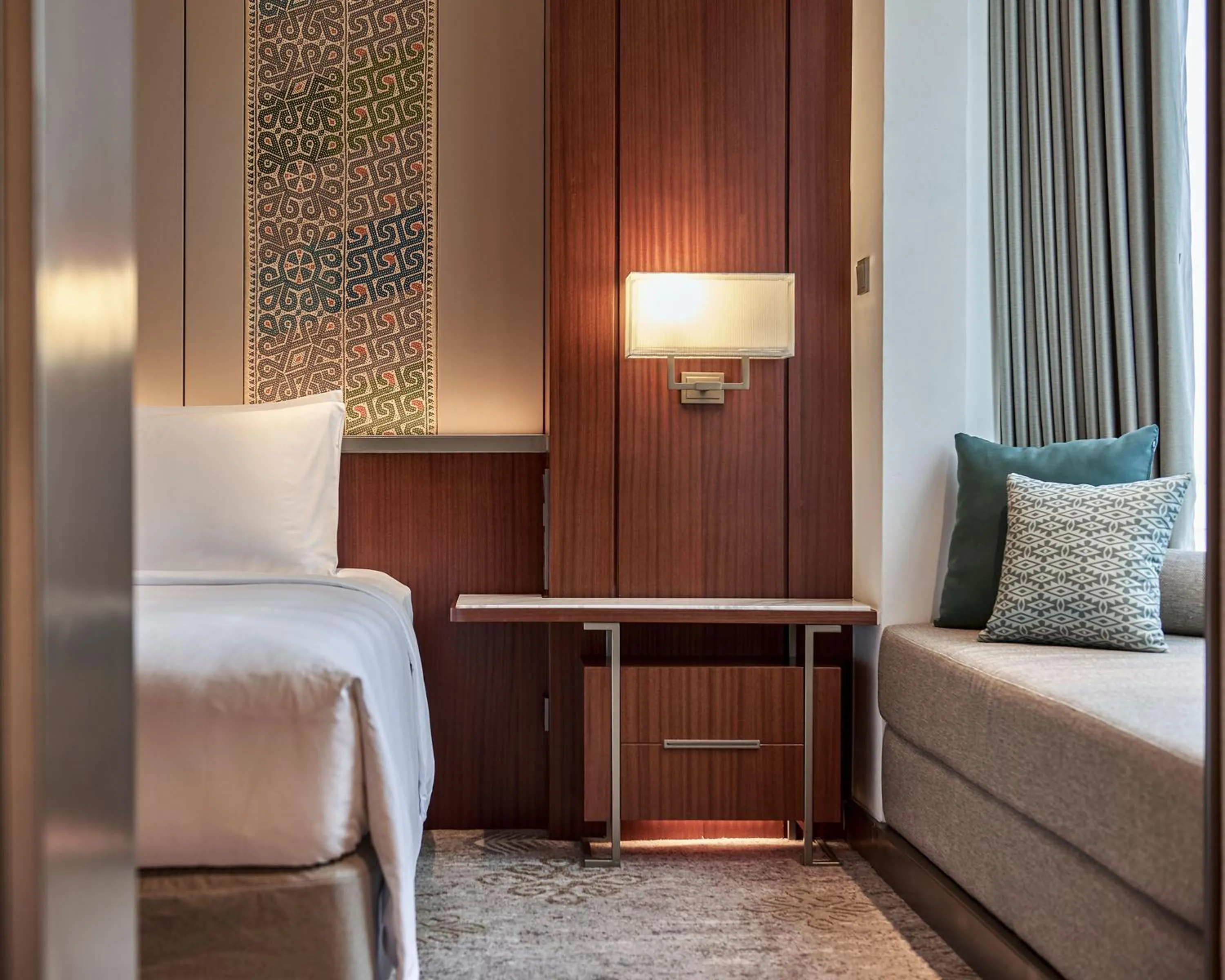 Bed in Grand Hyatt Jakarta